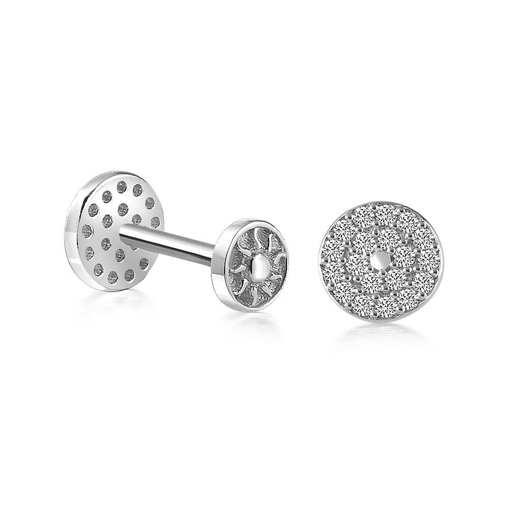 Pave Taşlı Piercing