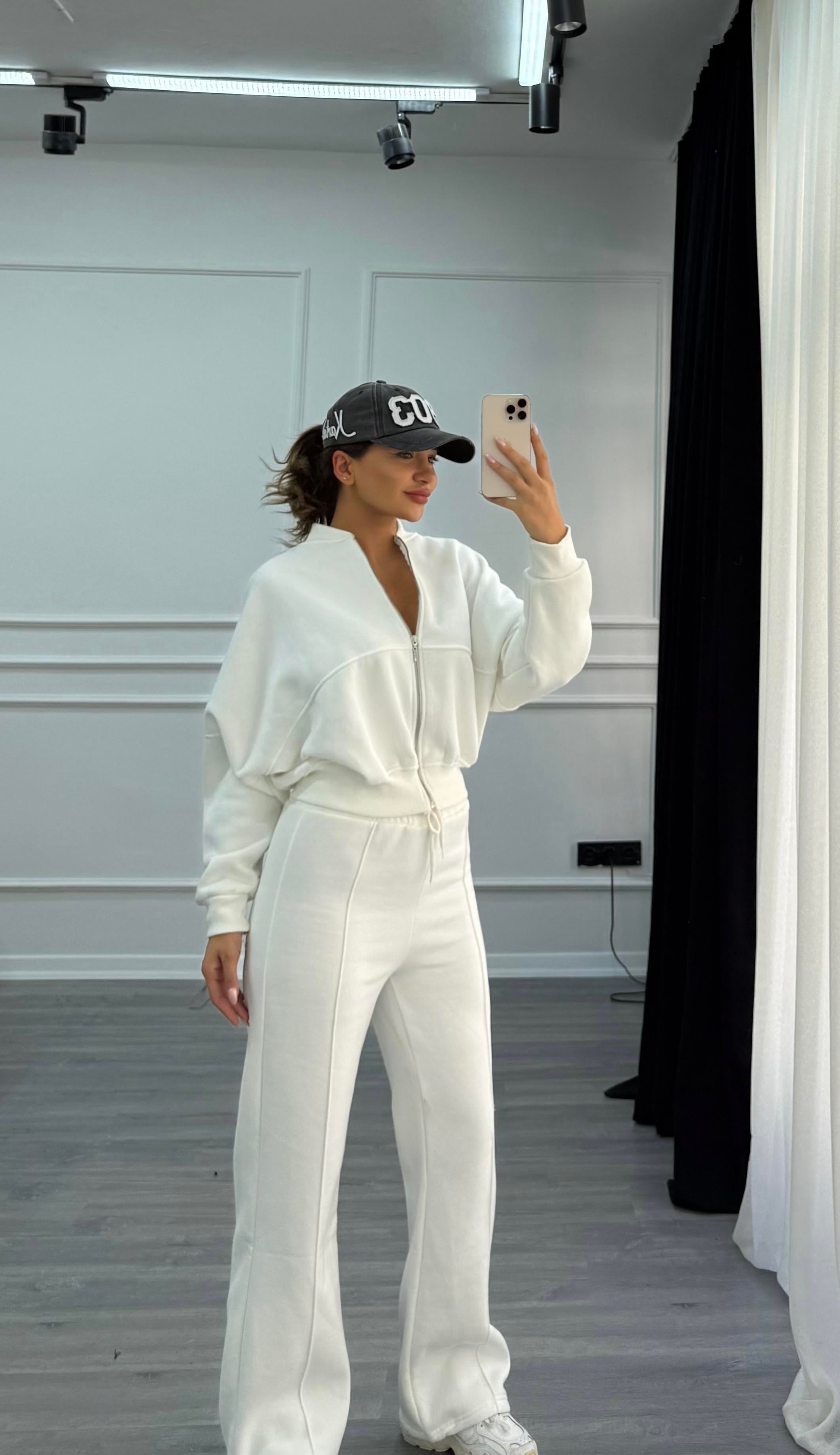Dikiş Detaylı pantolon Sweat Takım 