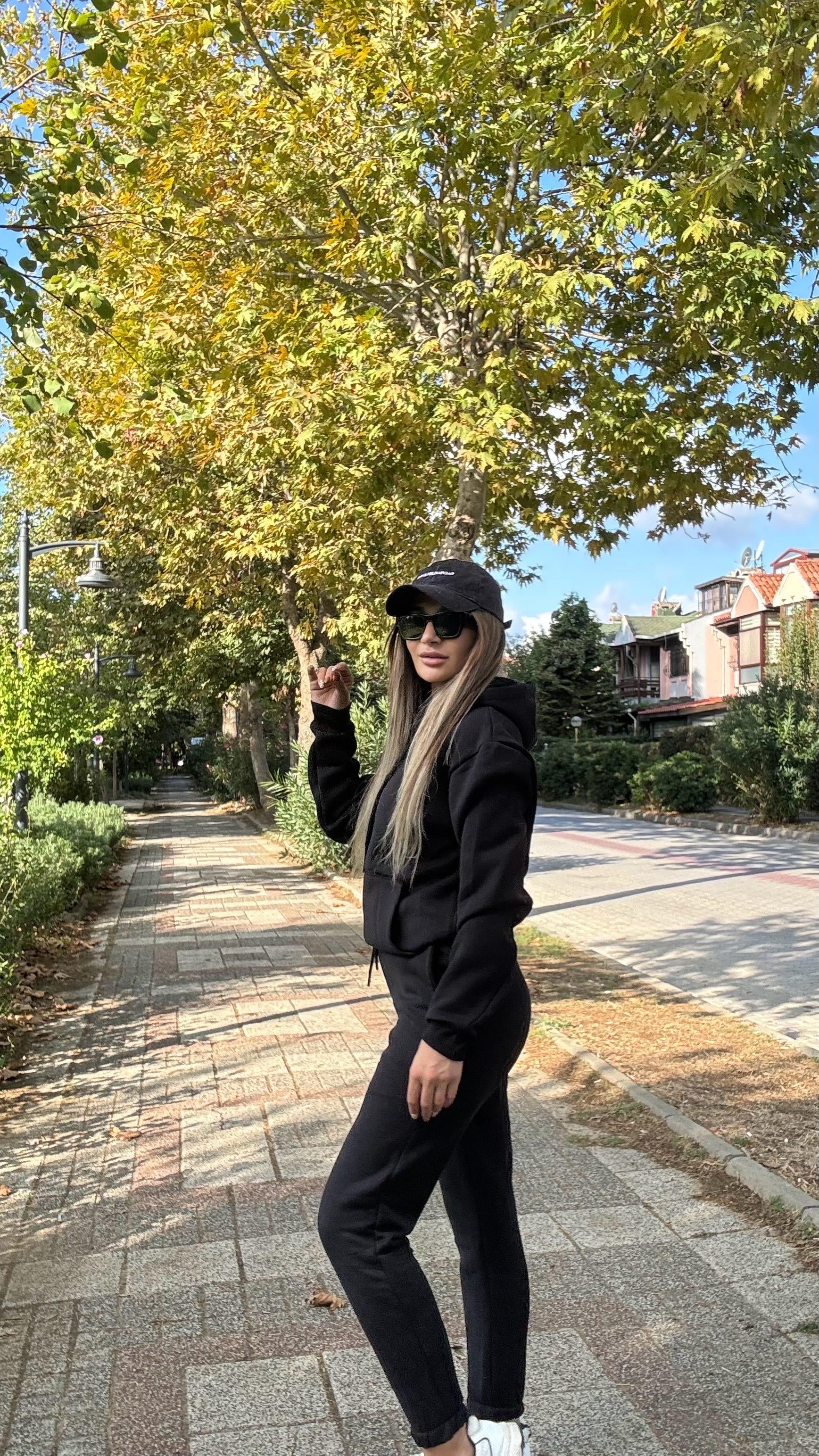Efoşman Alt -Üst Takım -Siyah