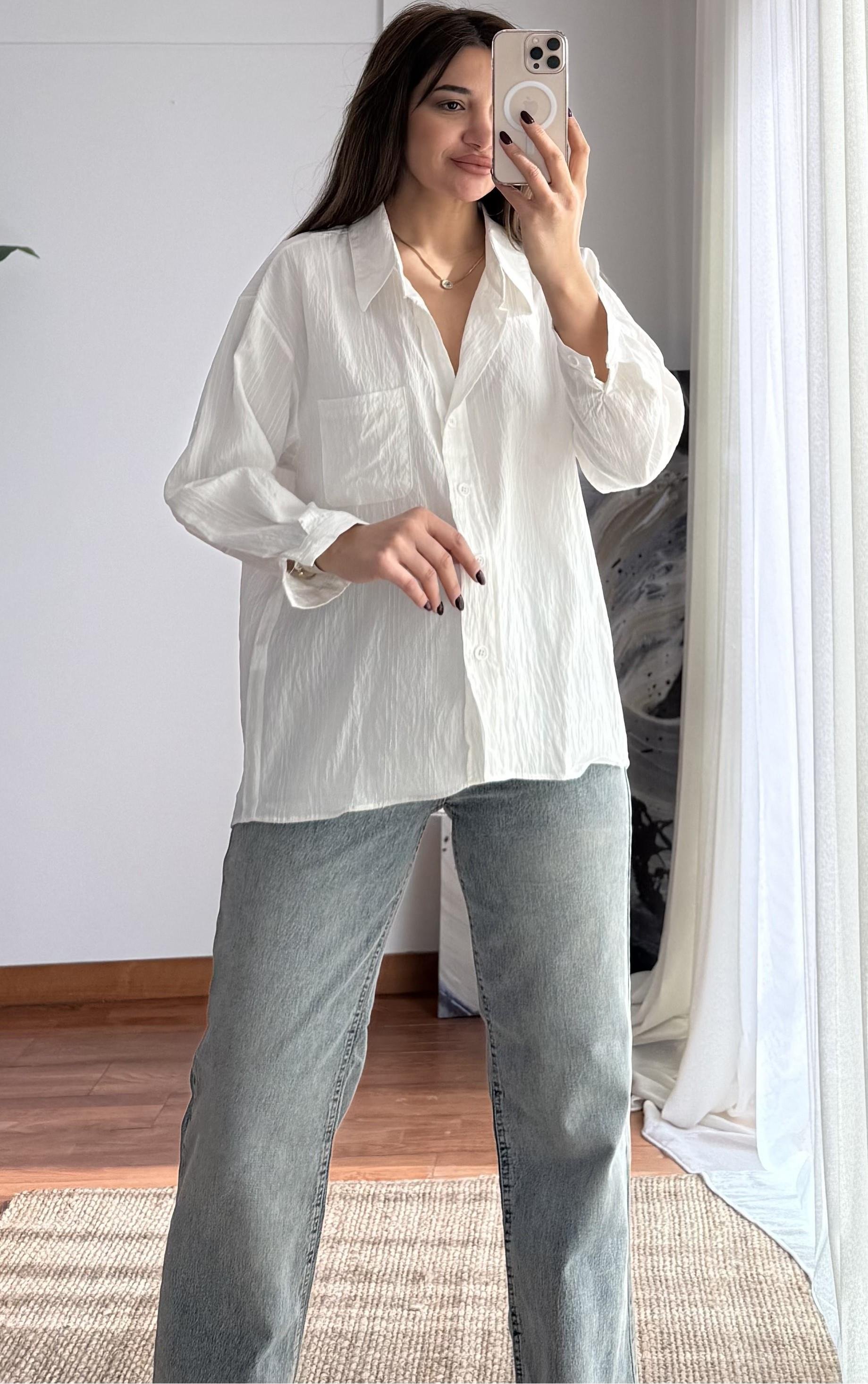 Kar Yıkama Süper Extra Yüksek Bel Bol Paça Wide Leg Jean Pantolon