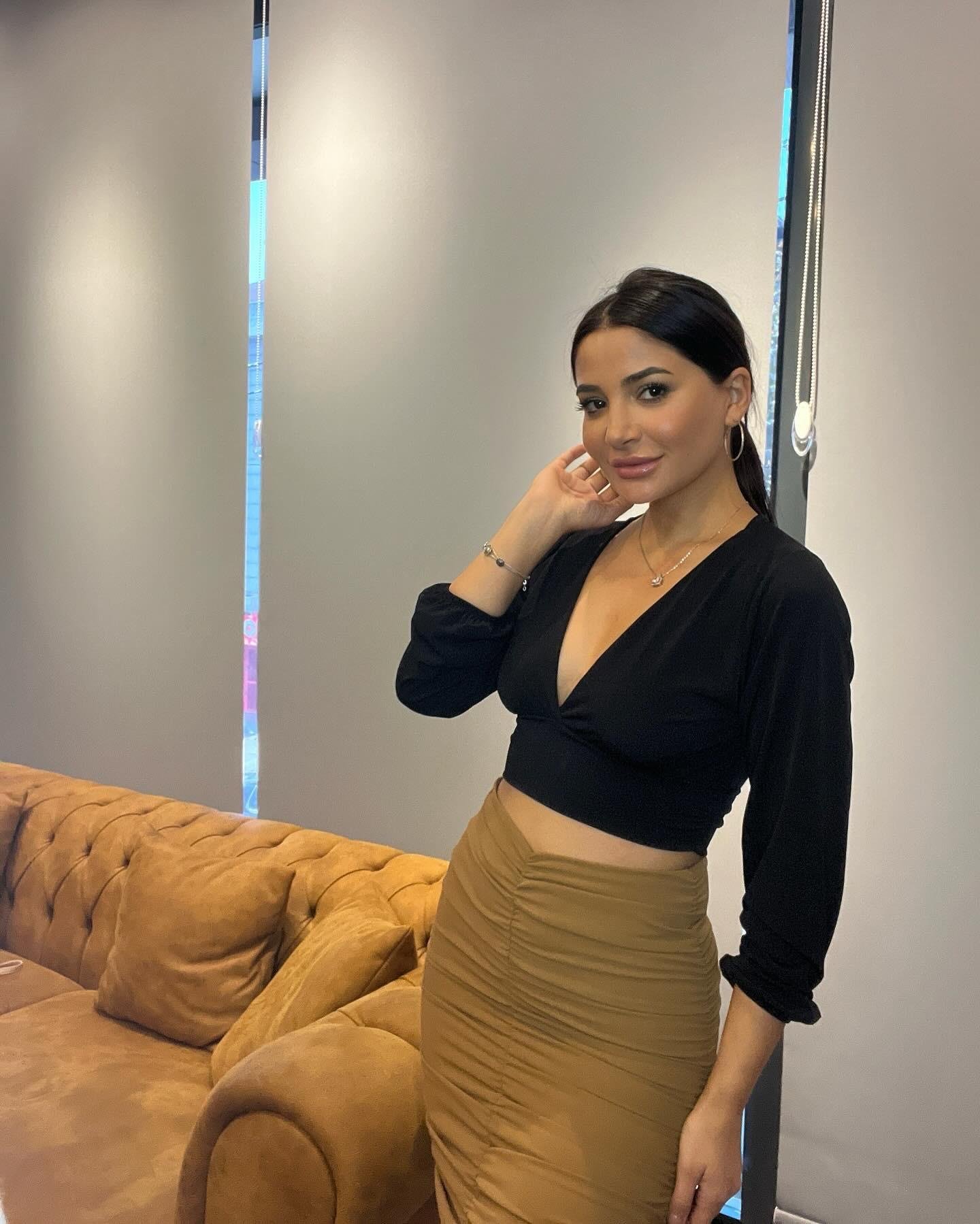 Yüksek Bel Lastik Büzgü Lüx Krep Taba