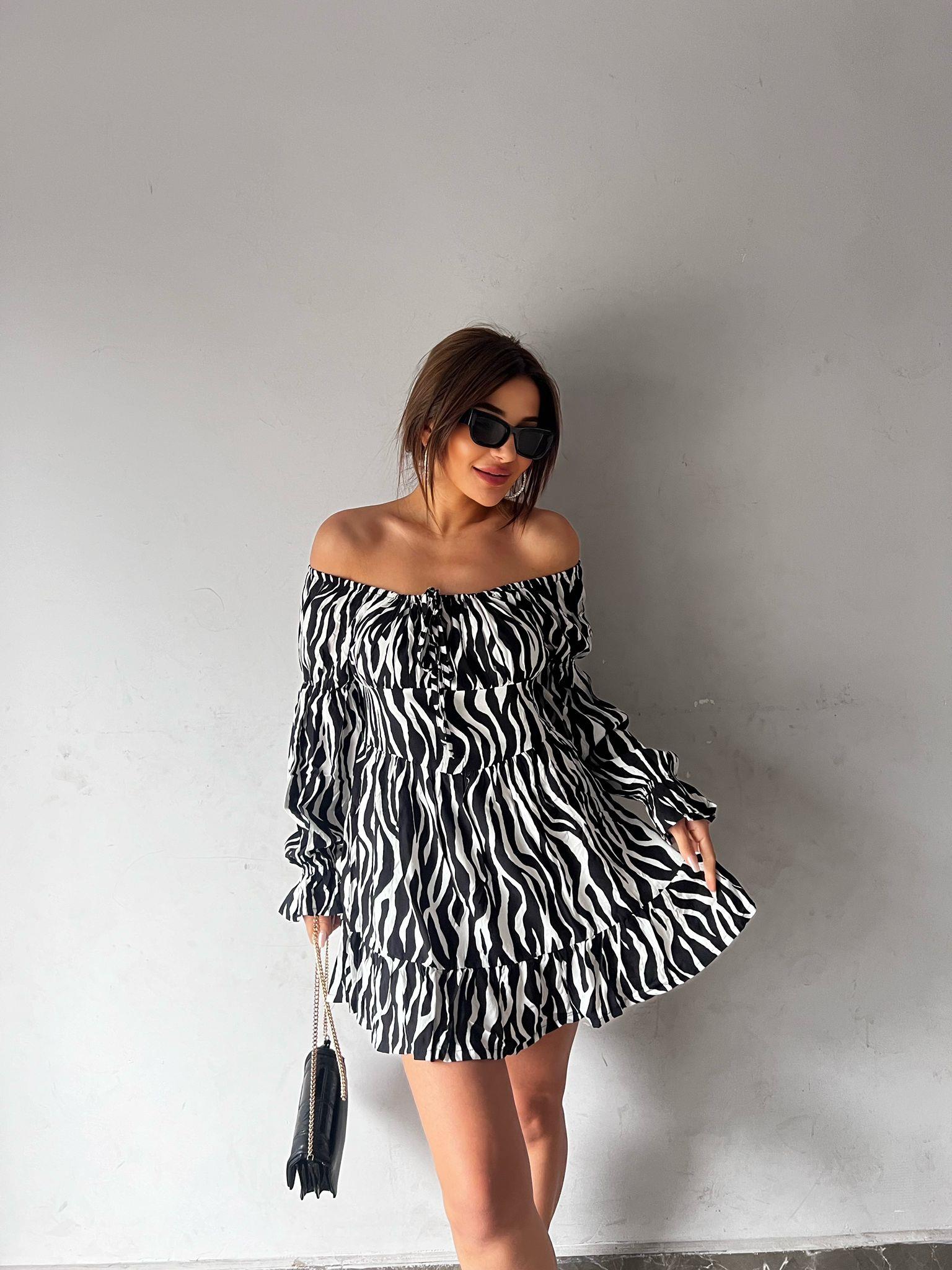 Zebra Desen Elbise