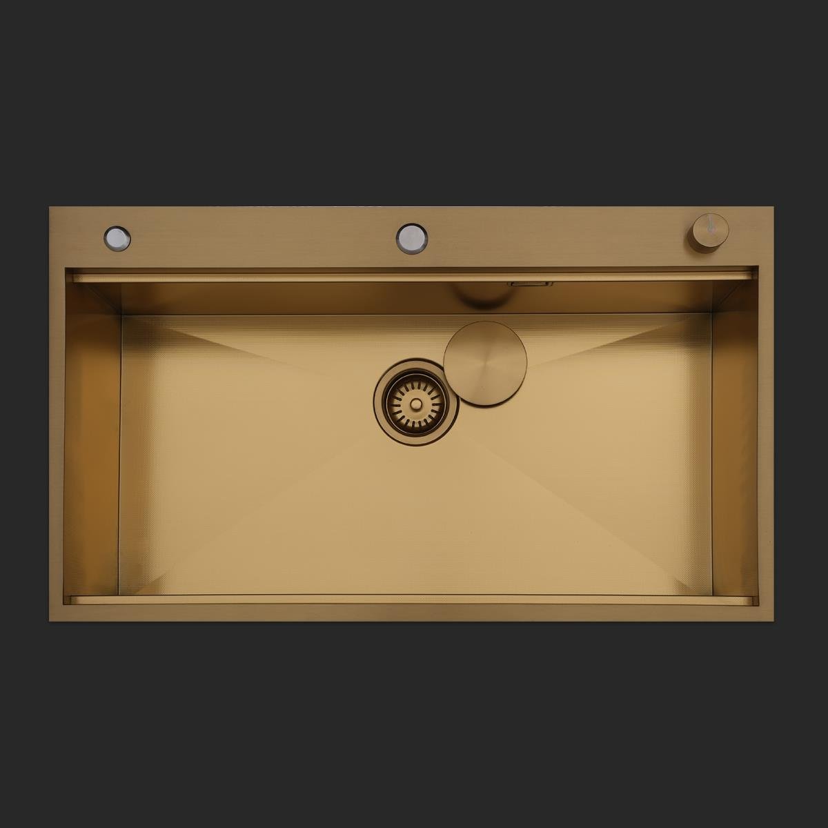 Alia El Yapımı PVD Eviye Seti 85x48 cm Altın (Gold)
