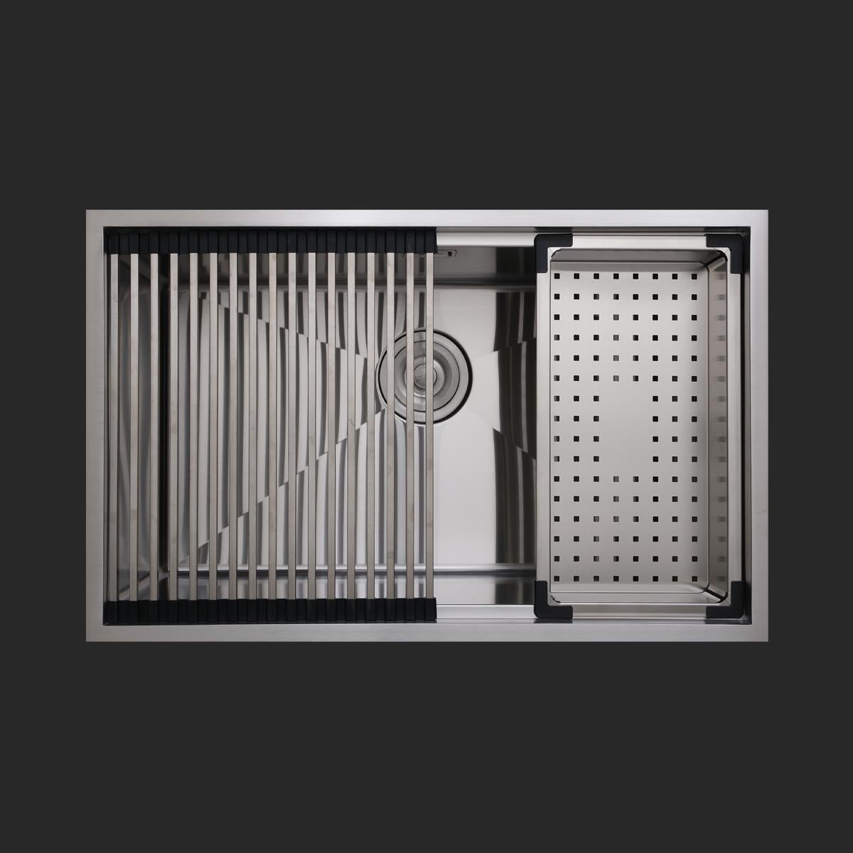Allure El Yapımı Eviye Seti 70x44 cm Inoks (Chrome)