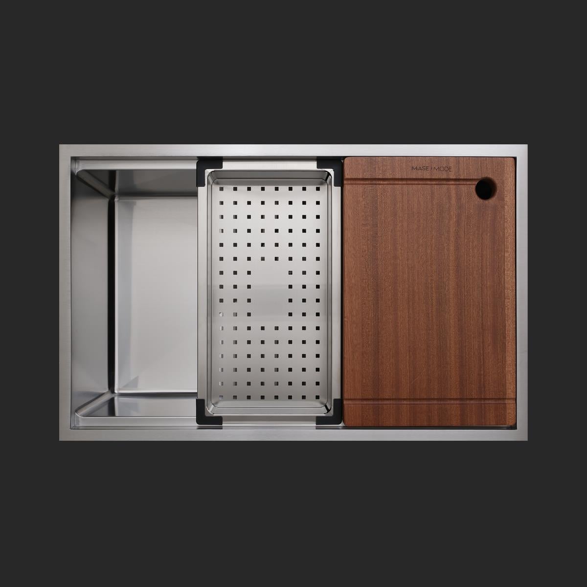 Allure El Yapımı Eviye Seti 70x44 cm Inoks (Chrome)