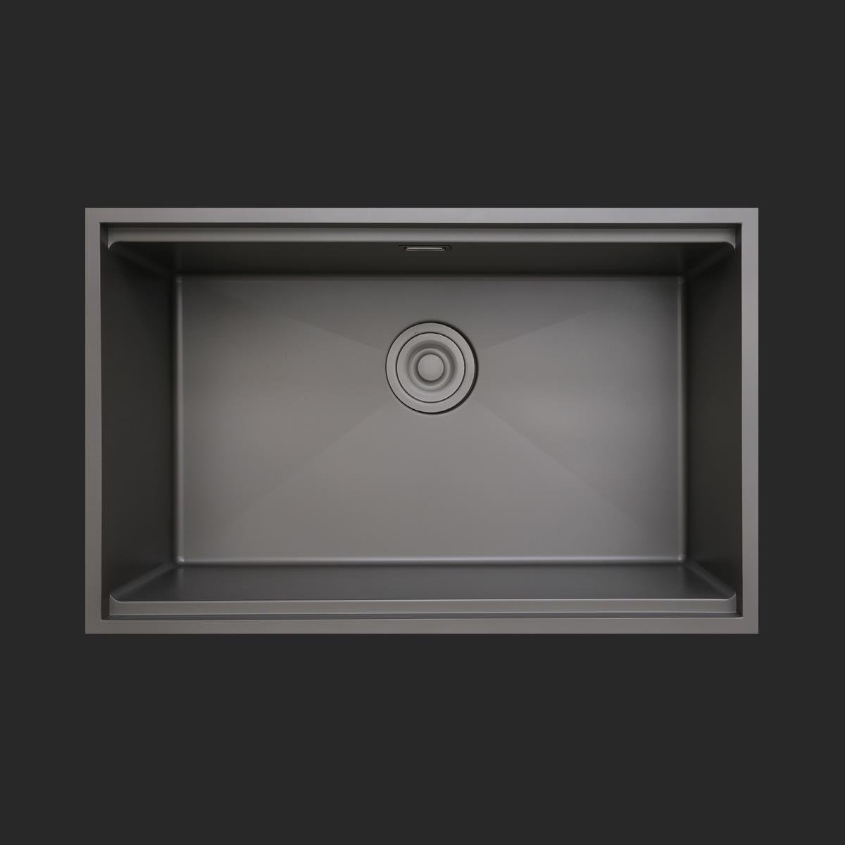 Allure El Yapımı Nano Eviye Seti 70x44 cm Mat Gri (Gun Grey)