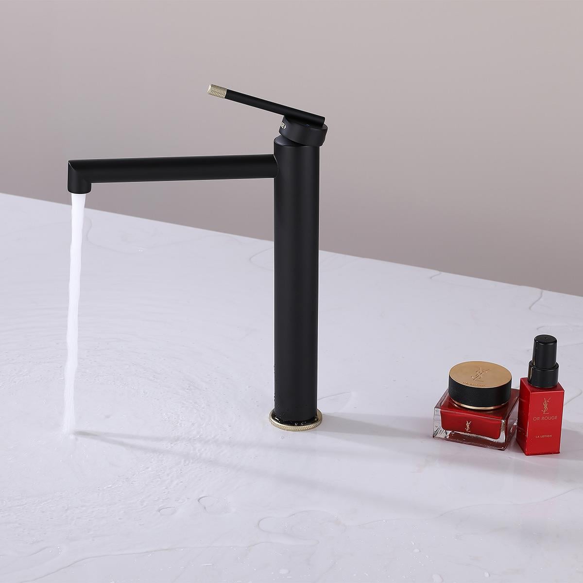 Armand XL Yüksek Lavabo Bataryası Matt Black