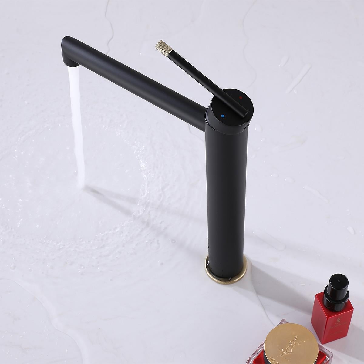 Armand XL Yüksek Lavabo Bataryası Matt Black