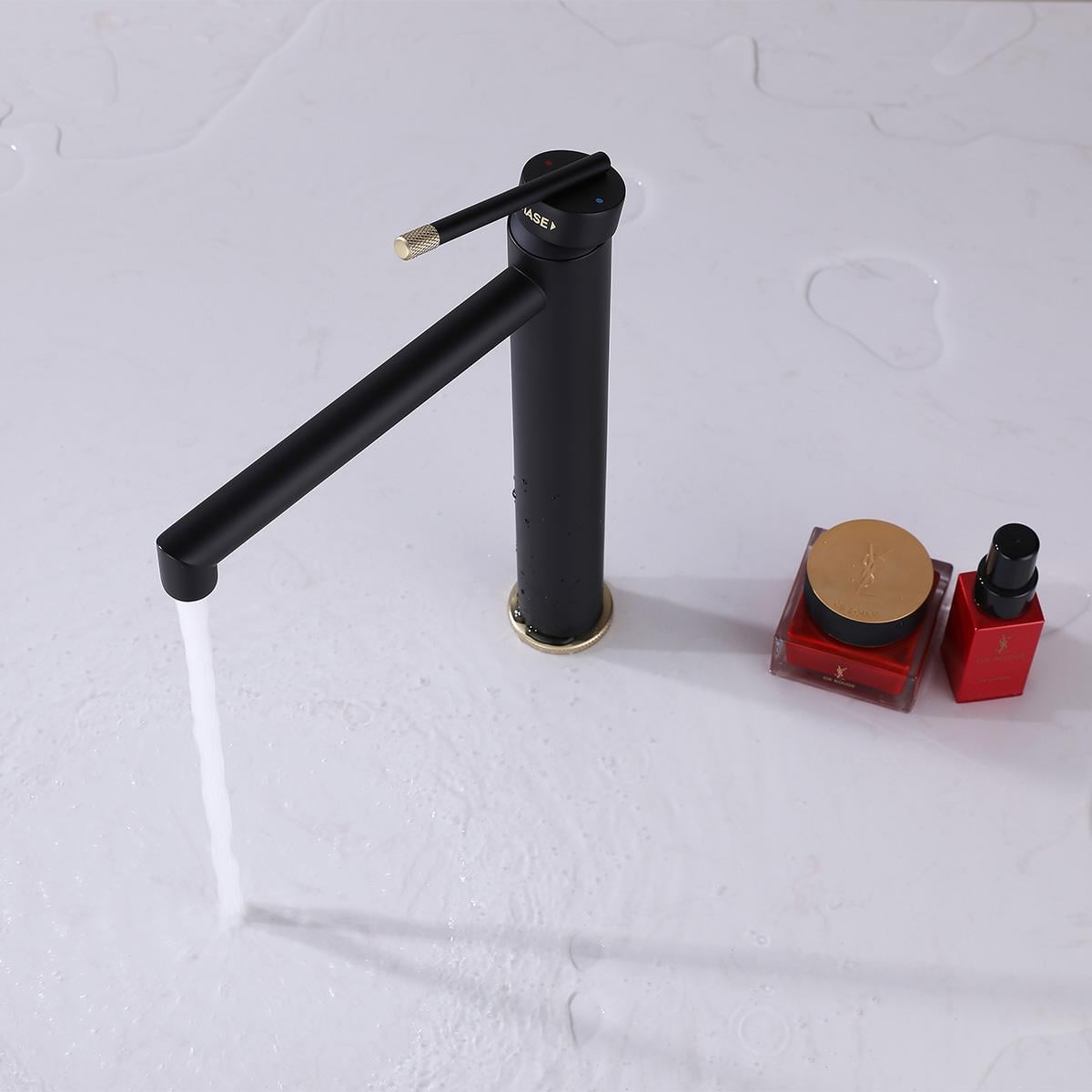 Armand XL Yüksek Lavabo Bataryası Matt Black