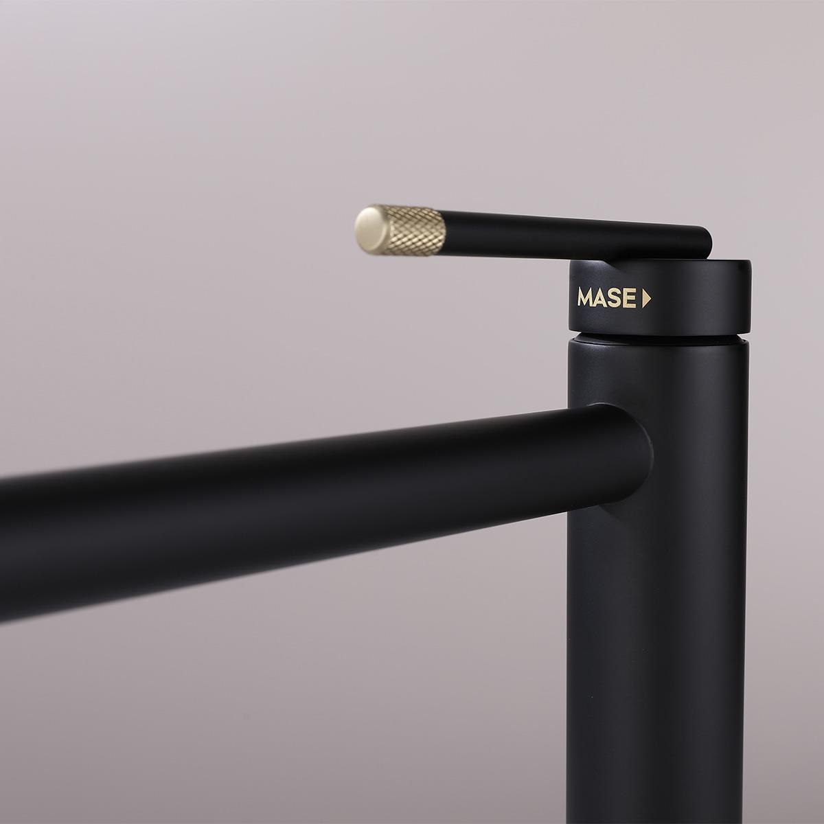 Armand XL Yüksek Lavabo Bataryası Matt Black