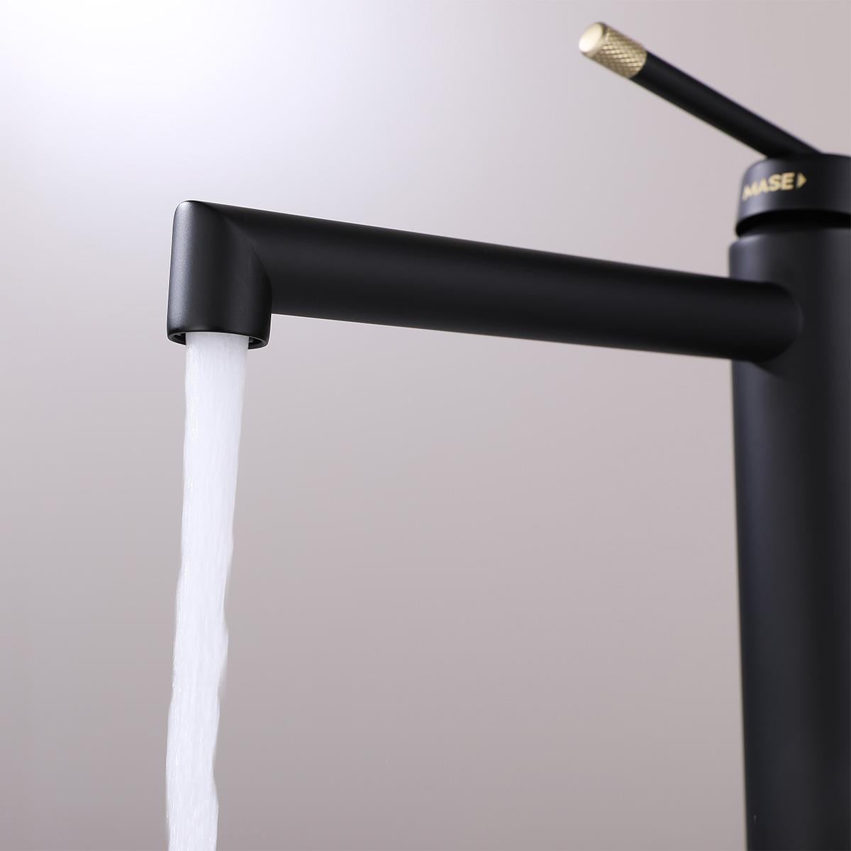 Armand XL Yüksek Lavabo Bataryası Matt Black