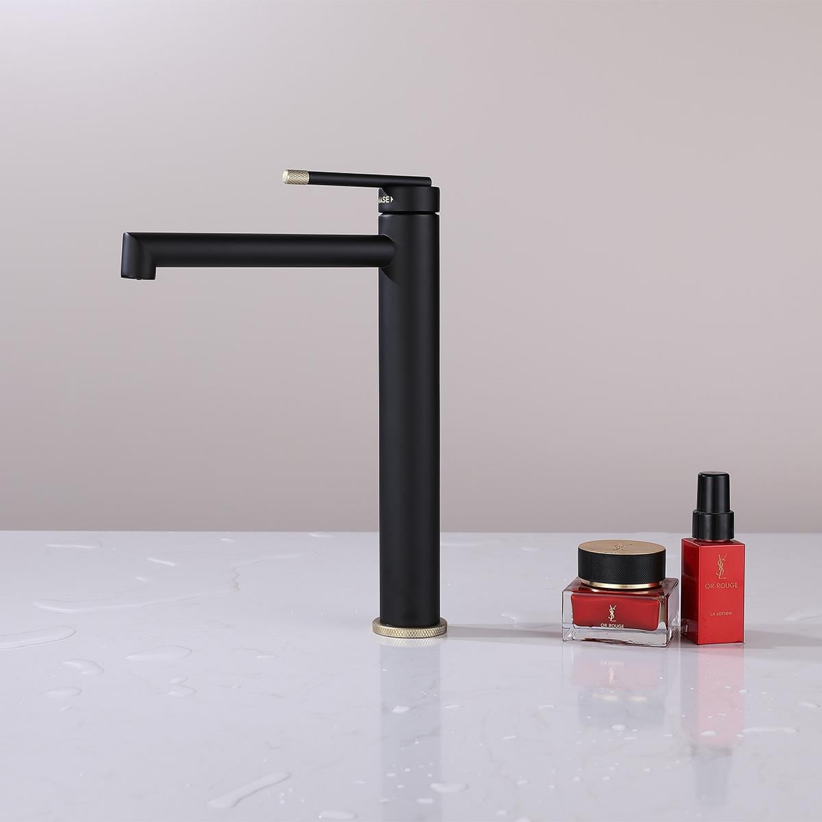 Armand XL Yüksek Lavabo Bataryası Matt Black