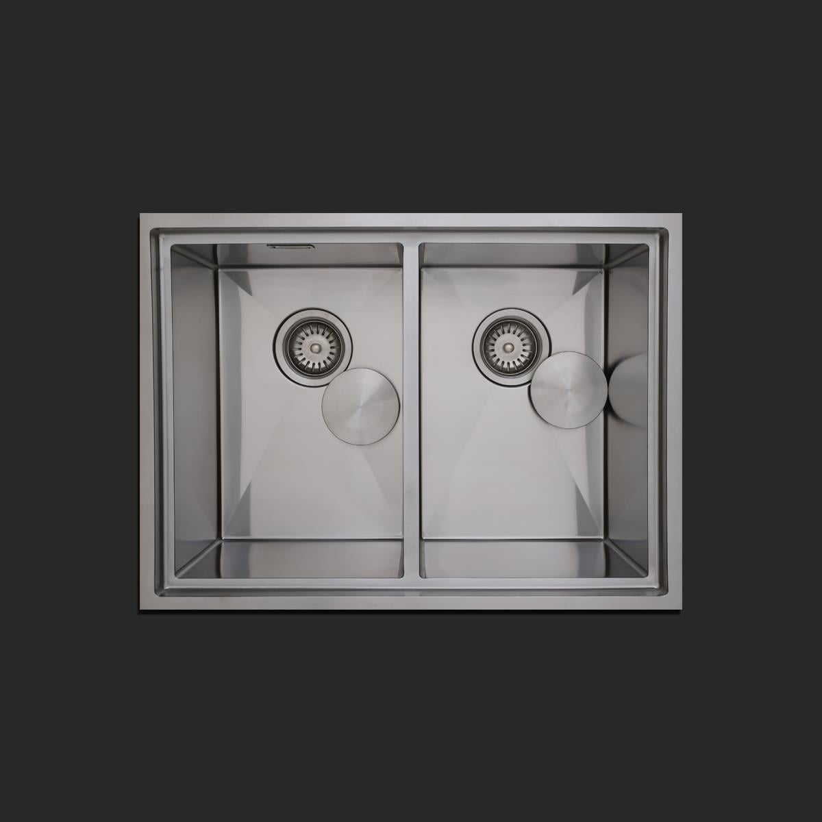 Asola El Yapımı  Eviye Seti 65x48 cm Inoks (Chrome)