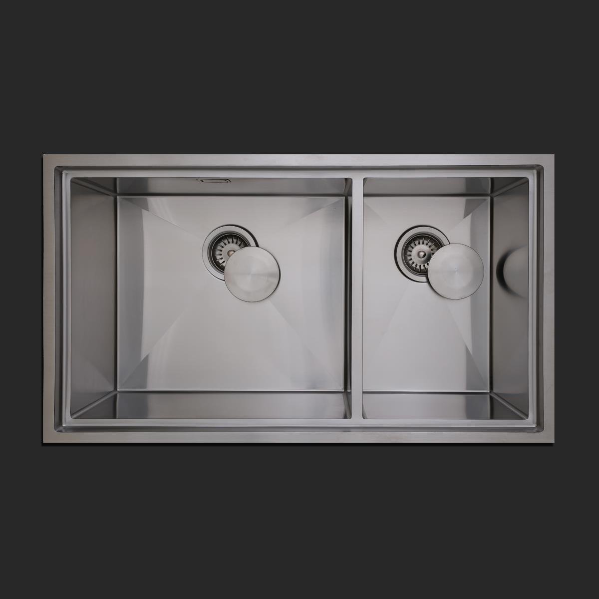 Asola El Yapımı  Eviye Seti 85x48 cm Inoks (Chrome)