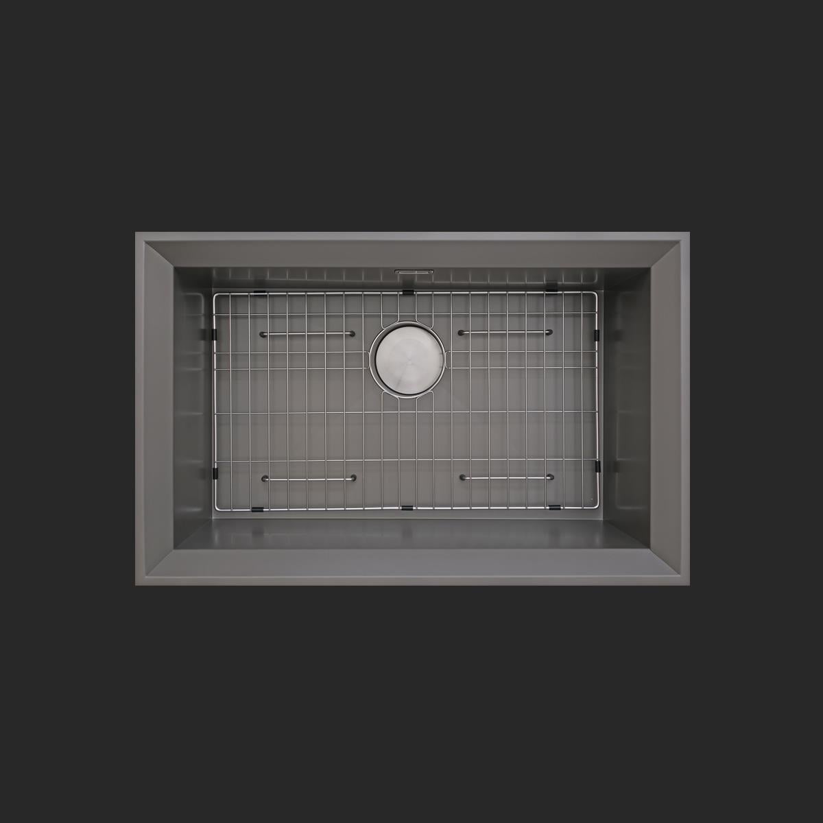 Astro El Yapımı Nano Eviye Seti 76x48 cm Mat Gri (Gun Grey)