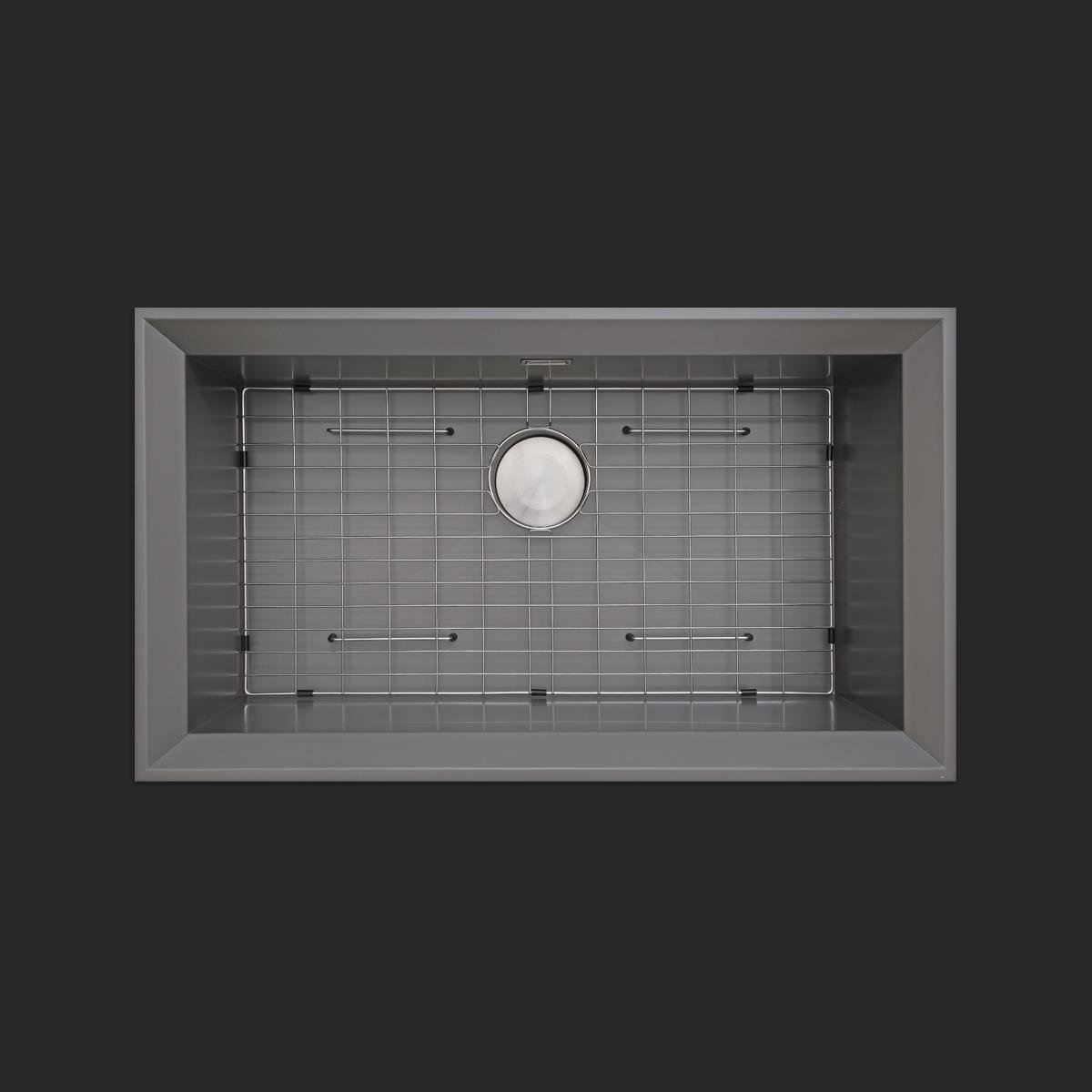 Astro El Yapımı Nano Eviye Seti 85x48 cm Mat Gri (Gun Grey)