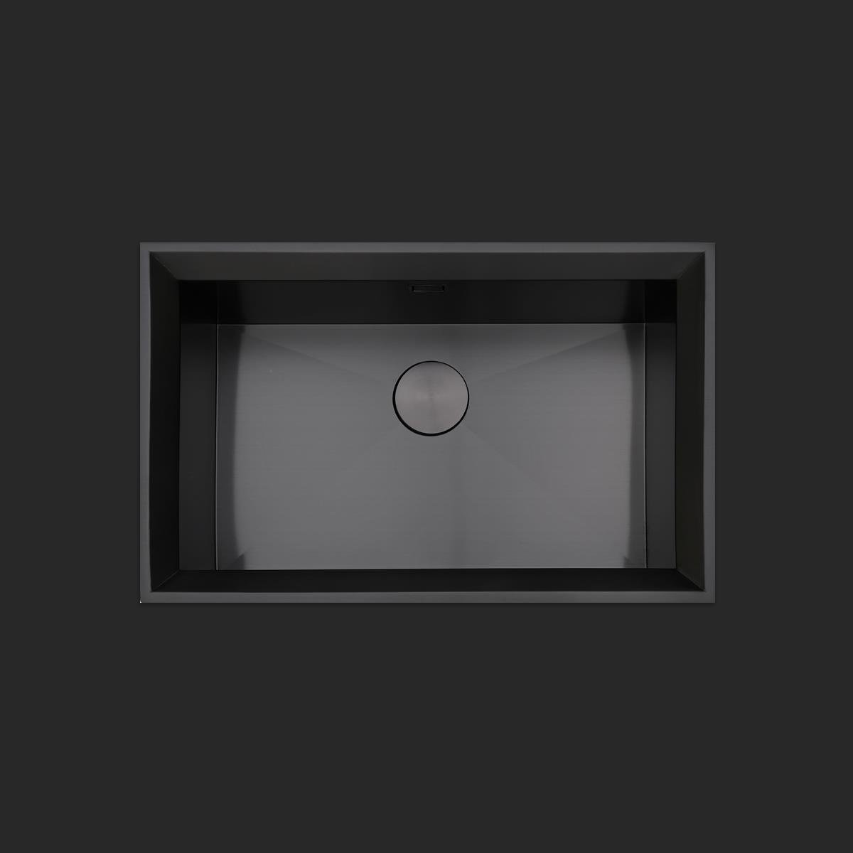 Astro El Yapımı PVD Eviye Seti 76x48 cm Siyah (Black)