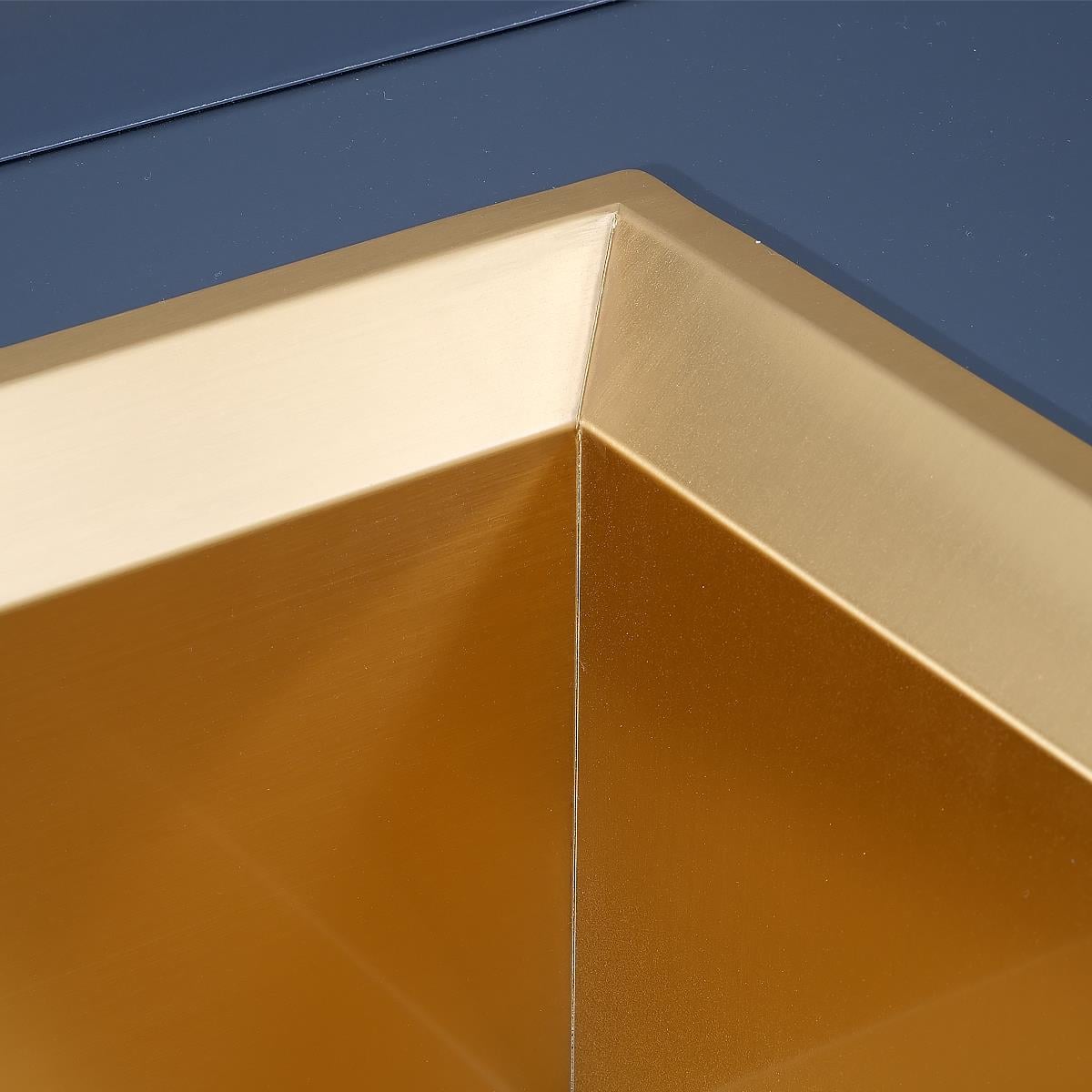 Astro El Yapımı PVD Eviye Seti 85x48 cm Altın (Gold)