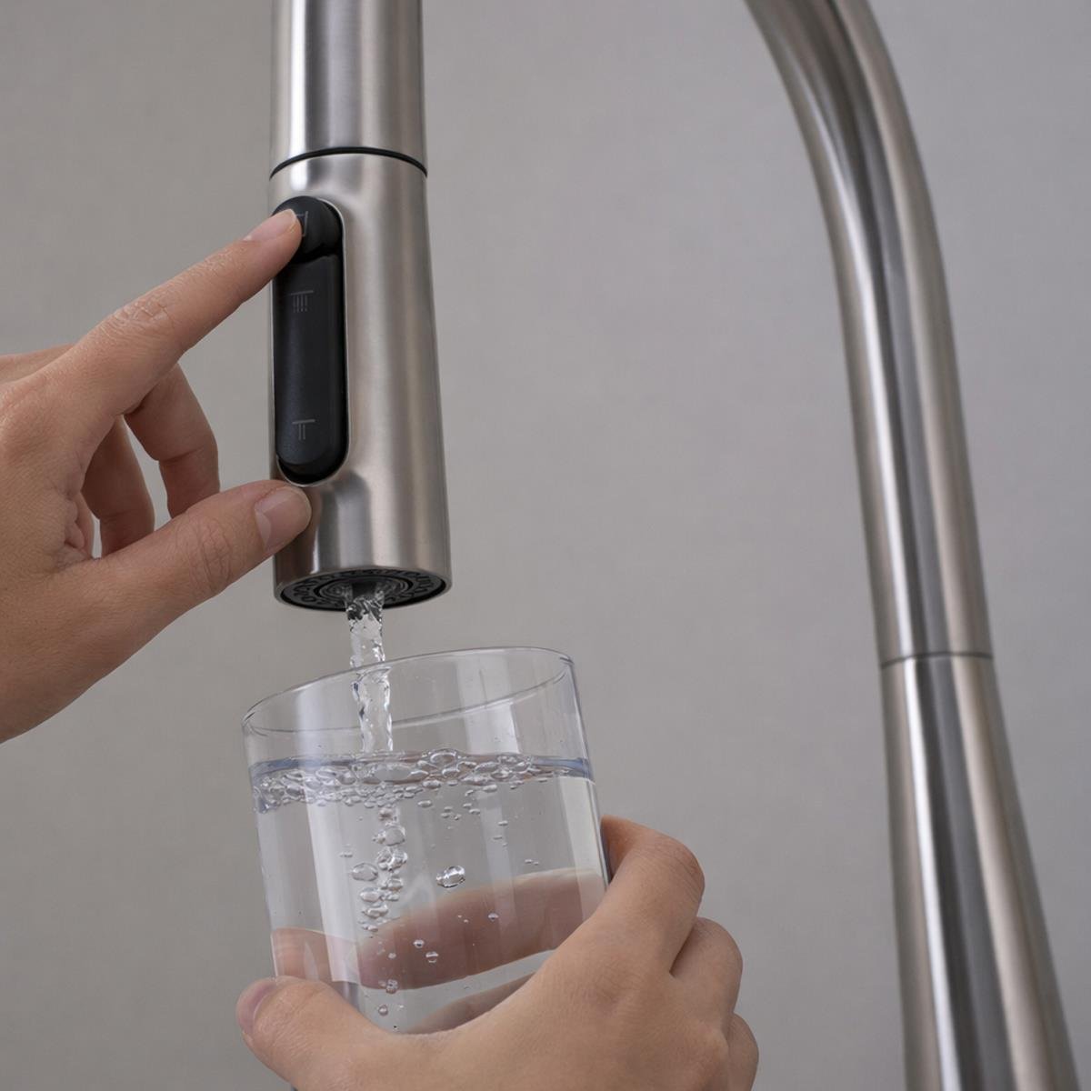 Cosmo 3 Fonksiyonlu Spiralli Mutfak Bataryası Fırçalanmış Çelik