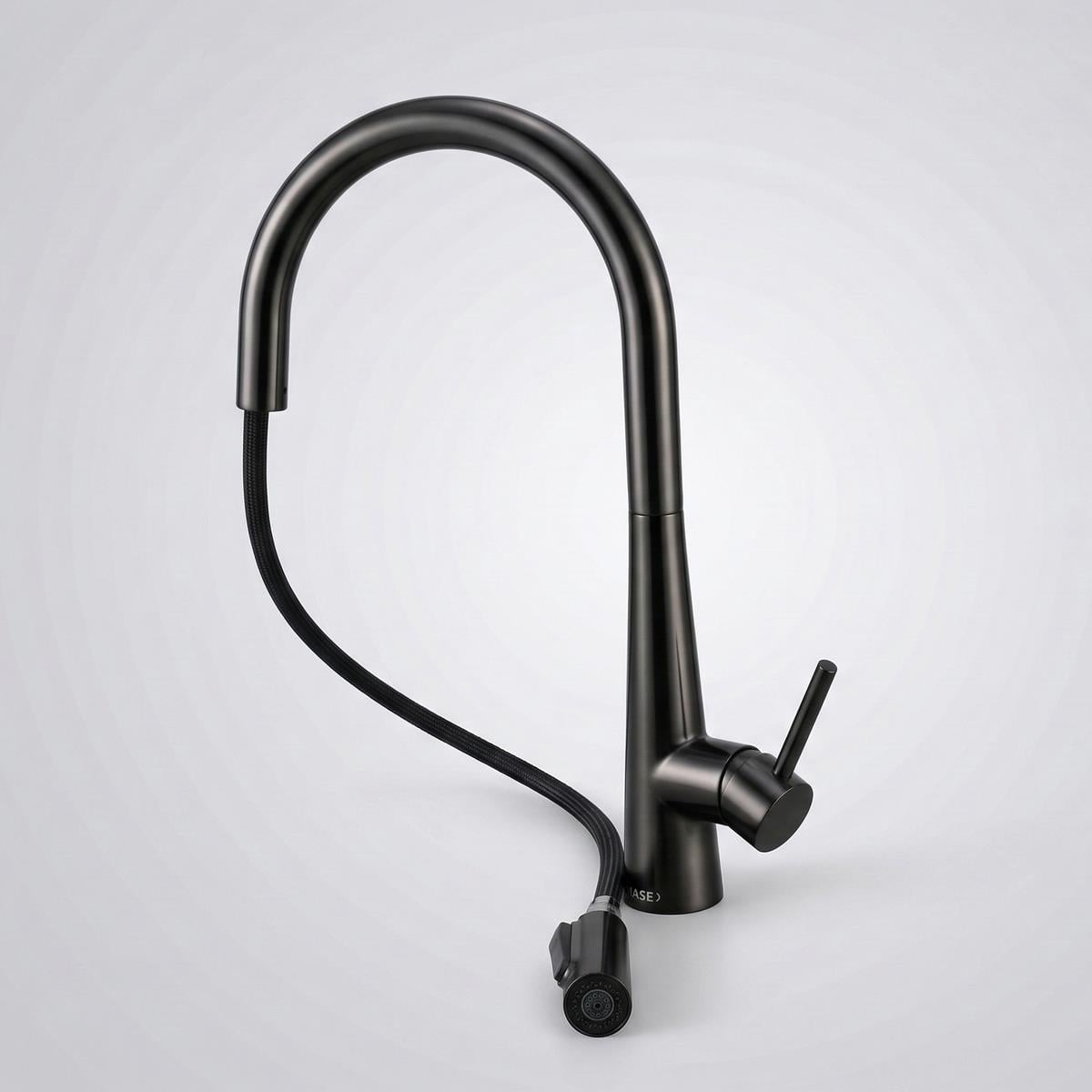 Cosmo 3 Fonksiyonlu Spiralli Mutfak Bataryası PVD Steel Black (Siyah)