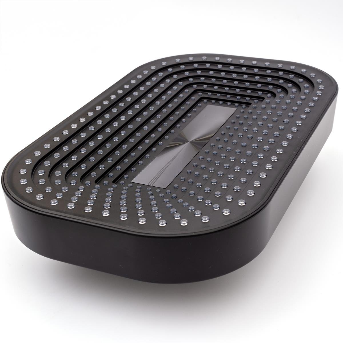 Dame 200 * 325 mm Tepe Duş Başlığı Black