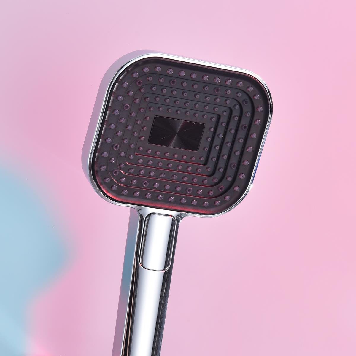 Dame 3 fonksiyonlu Kare El Duşu Chrome Black