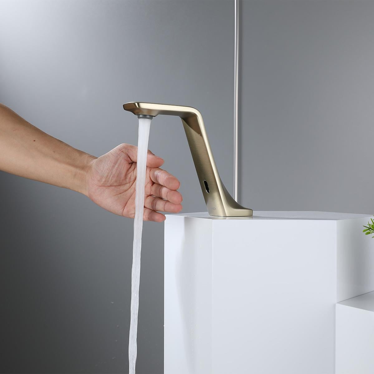 Days Fotoselli Lavabo Bataryası Brushed Gold