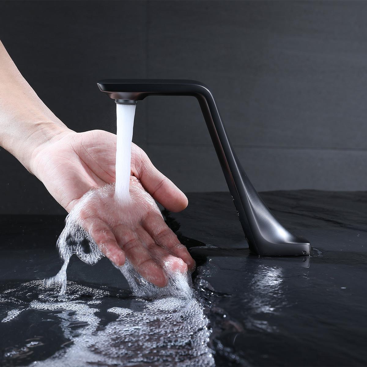 Days Fotoselli Lavabo Bataryası  Gun Metal