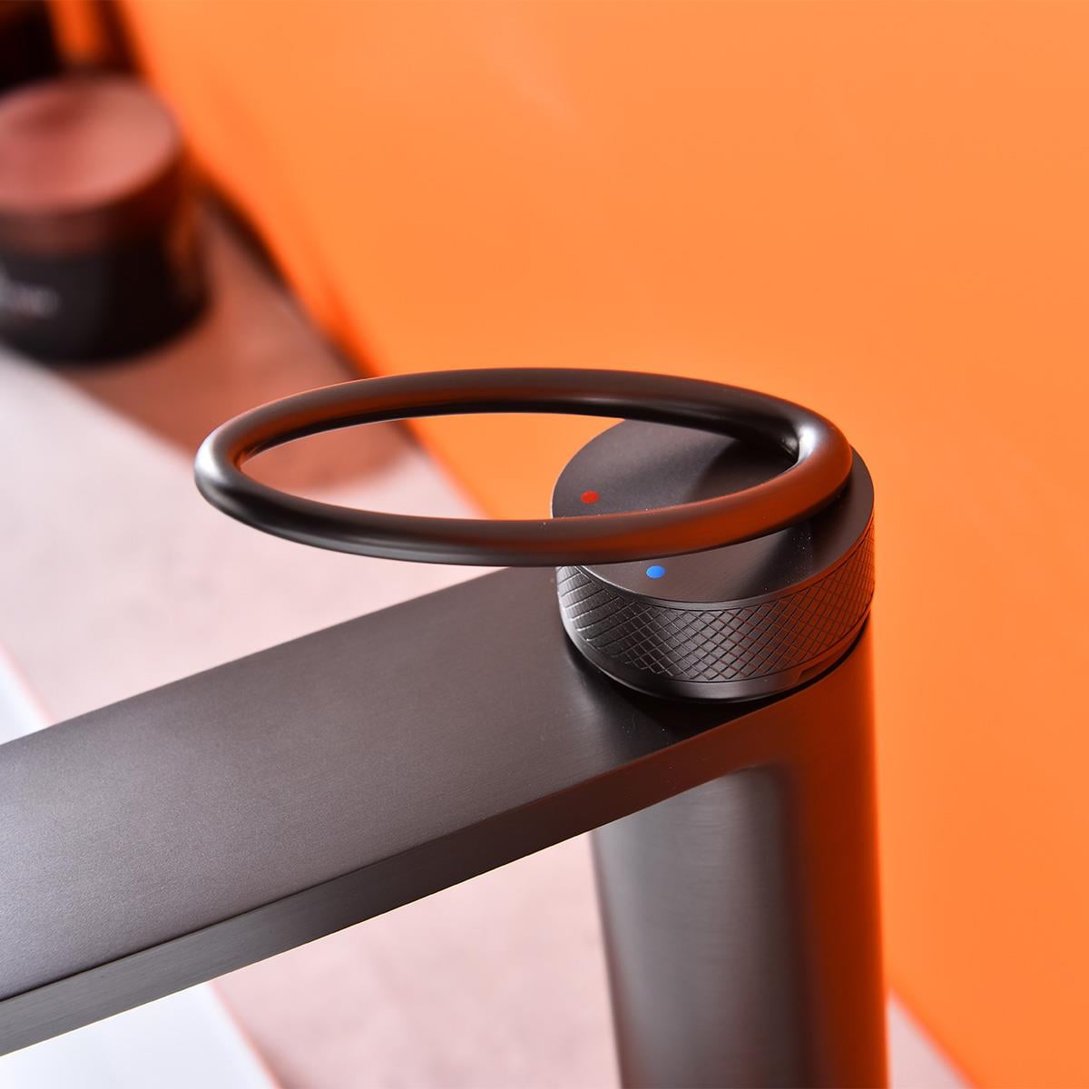 Eterna XL Yüksek Lavabo Bataryası Gun Metal