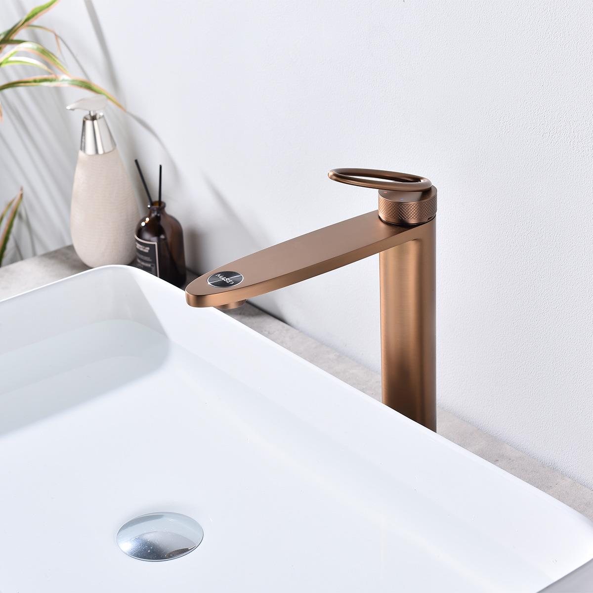 Eternal XL Yüksek Lavabo Bataryası Brushed Rose Gold
