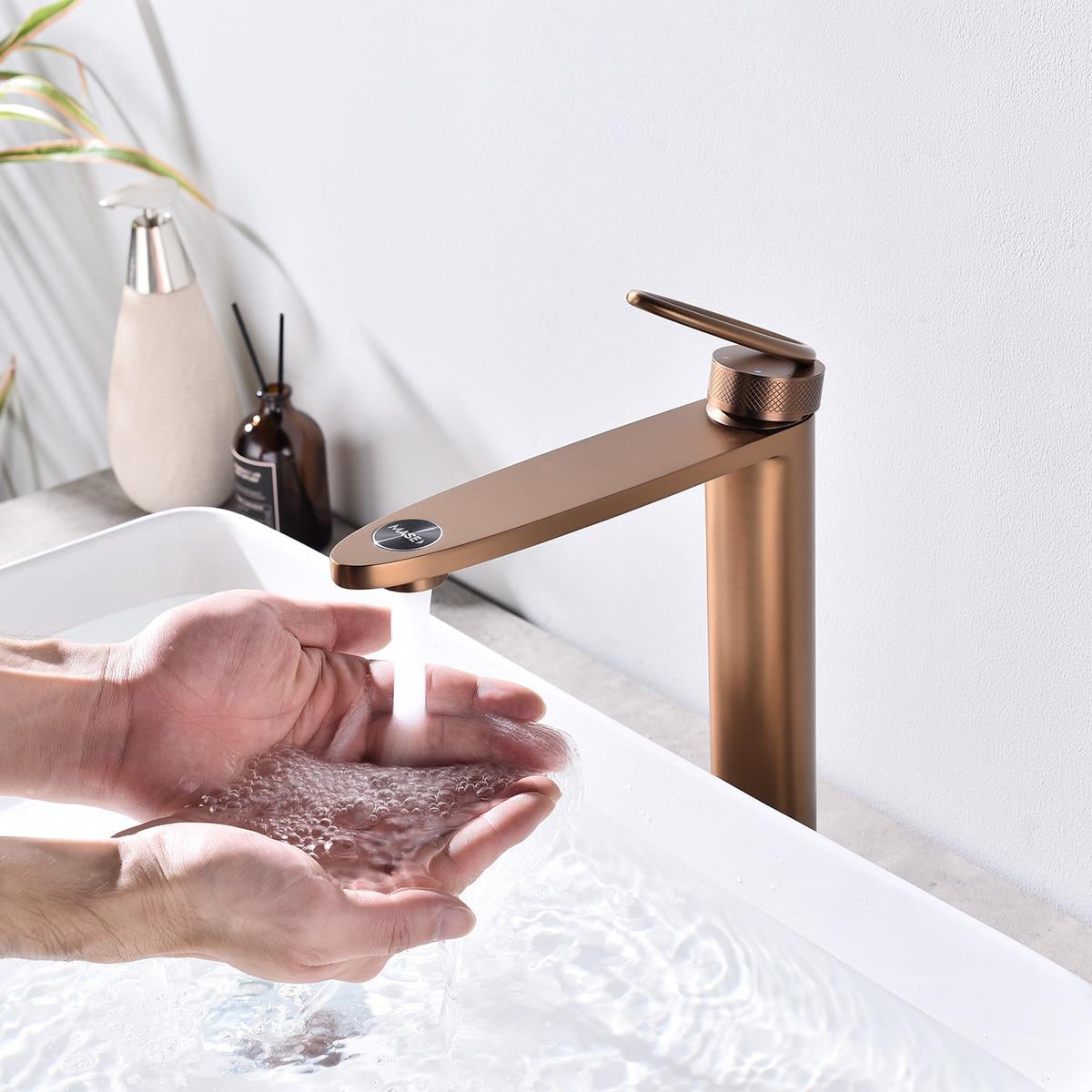 Eternal XL Yüksek Lavabo Bataryası Brushed Rose Gold