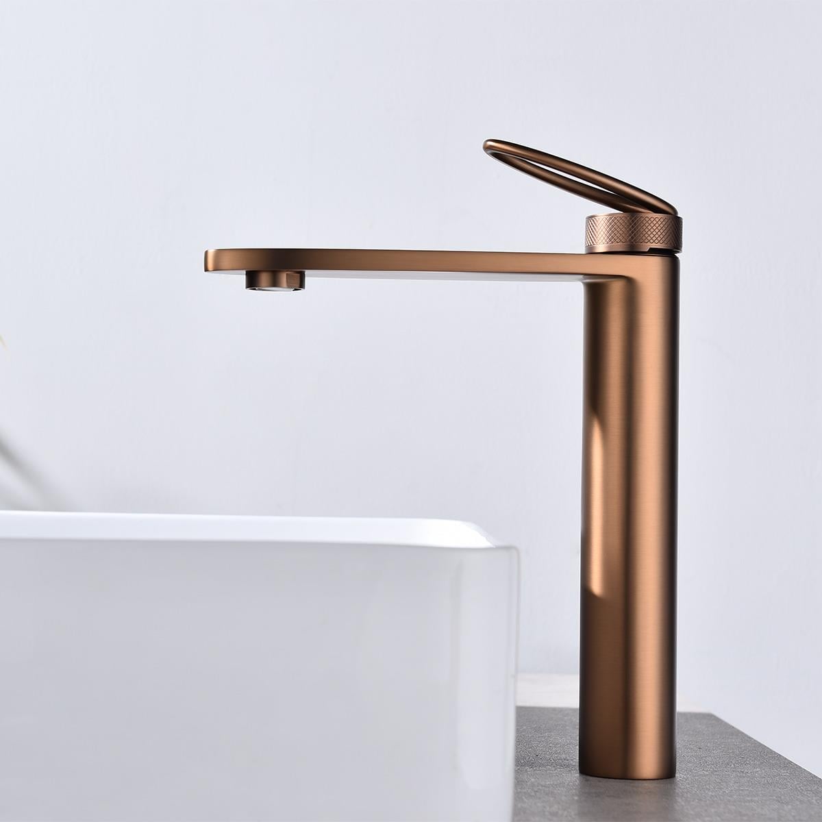 Eternal XL Yüksek Lavabo Bataryası Brushed Rose Gold