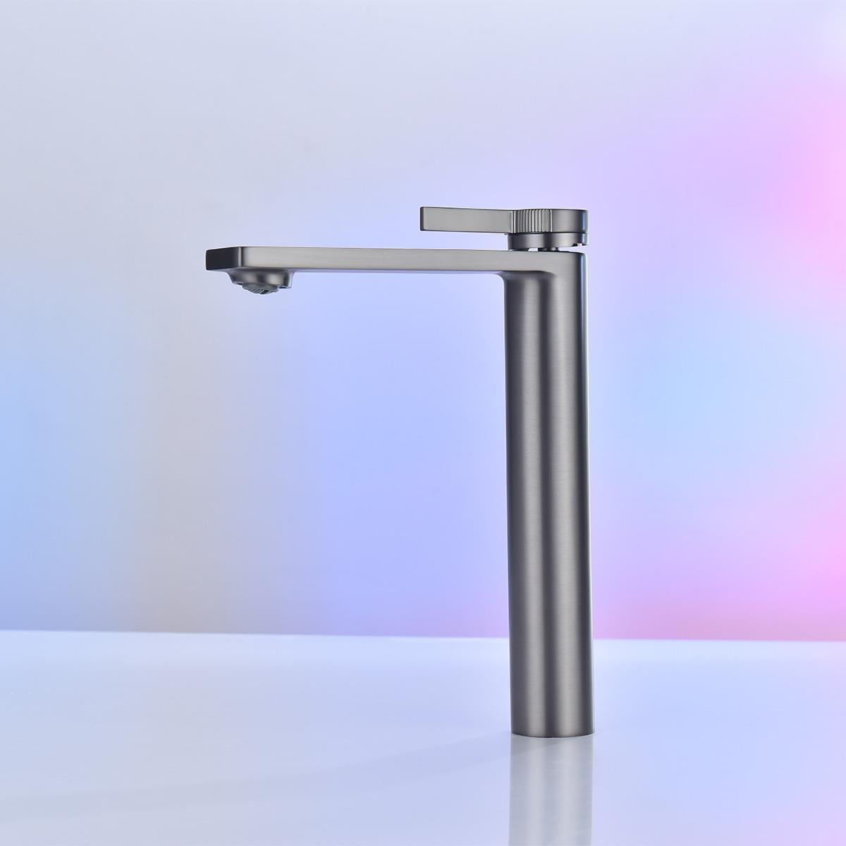 Giano XL Yüksek Lavabo Bataryası  Gun Metal