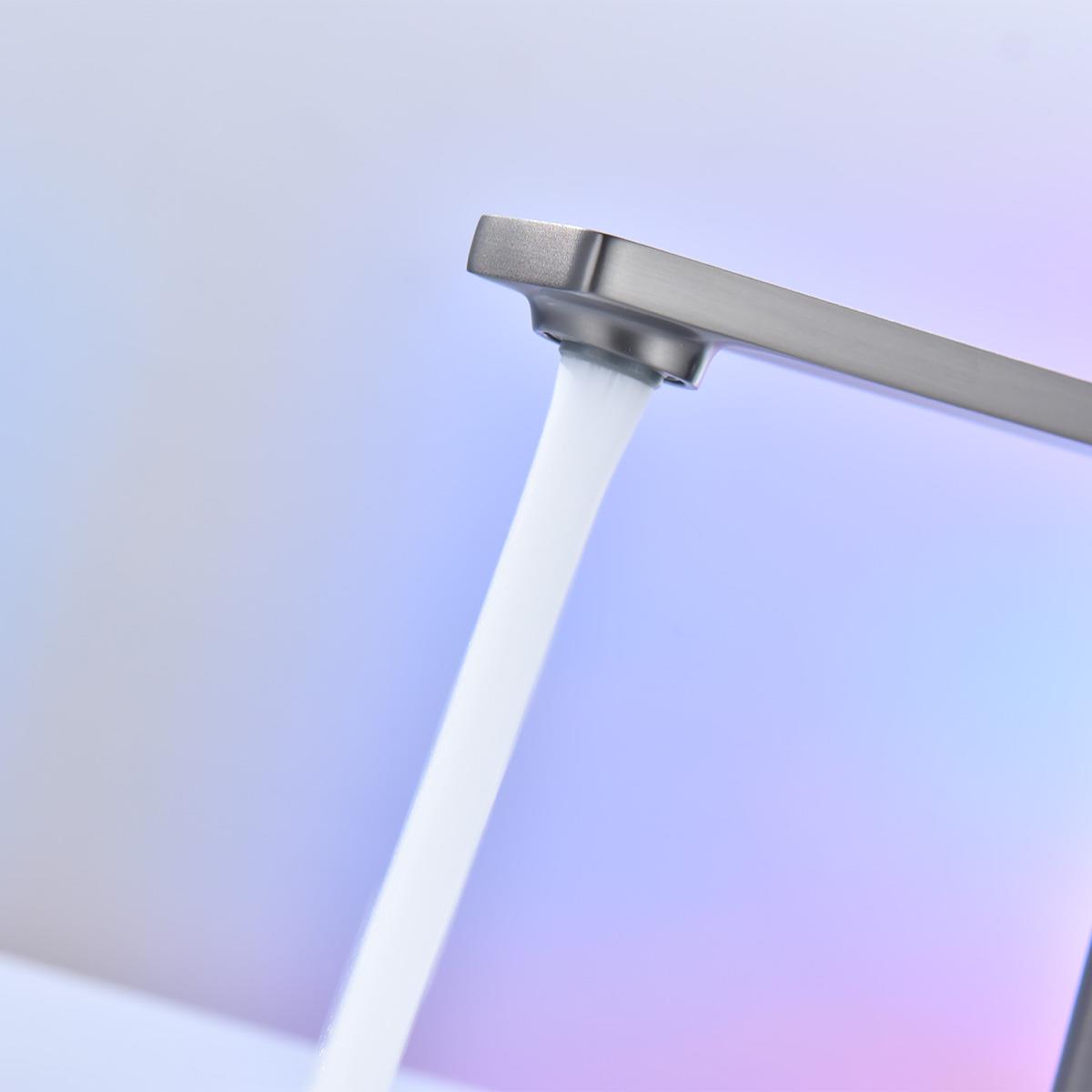 Giano XL Yüksek Lavabo Bataryası  Gun Metal