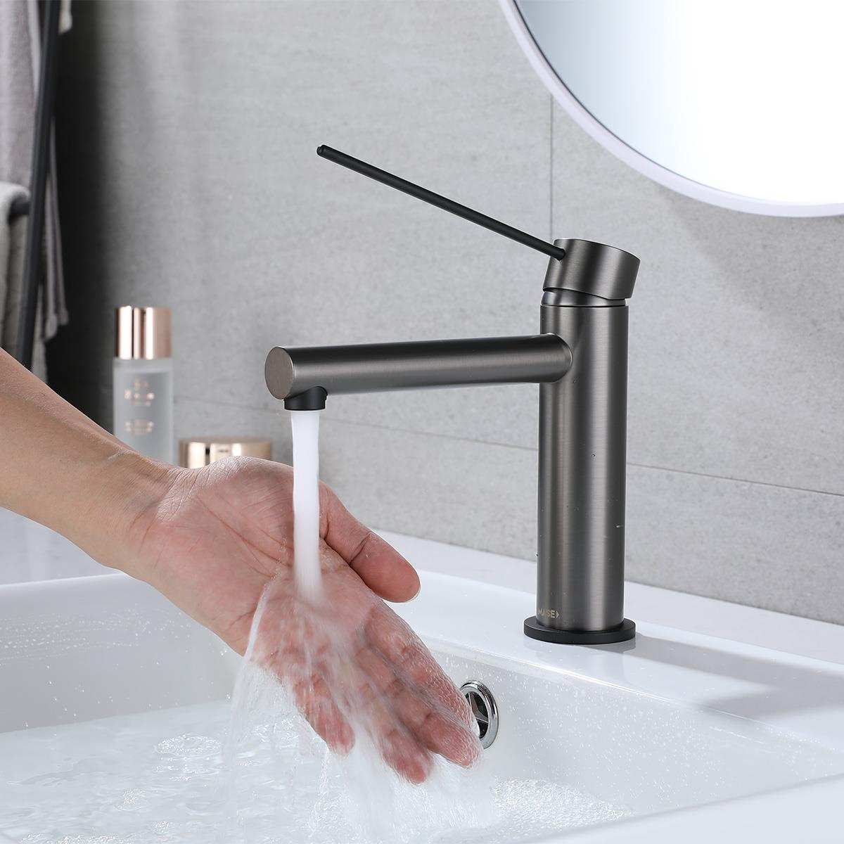 Harper Lavabo Bataryası Gun Black
