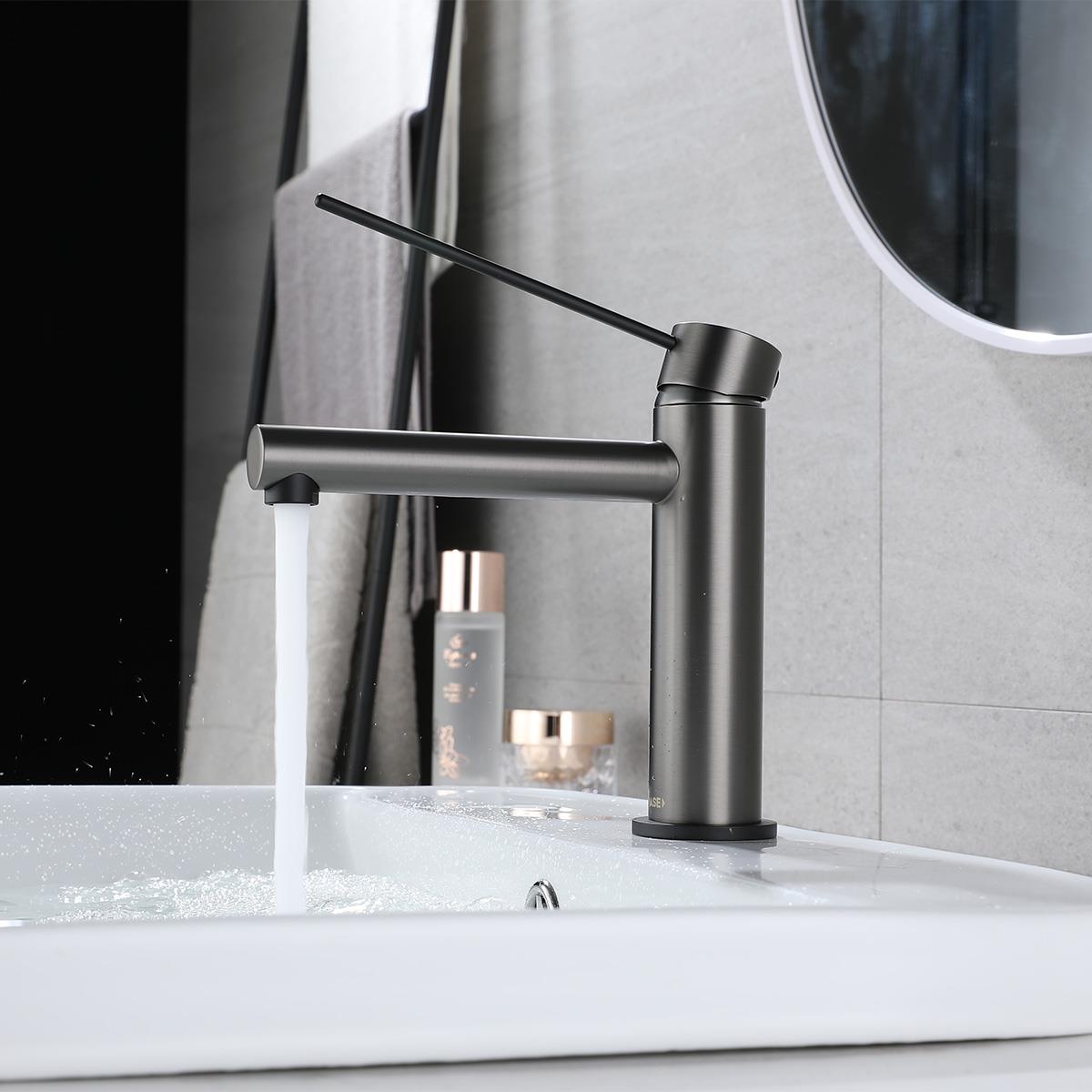 Harper Lavabo Bataryası Gun Black