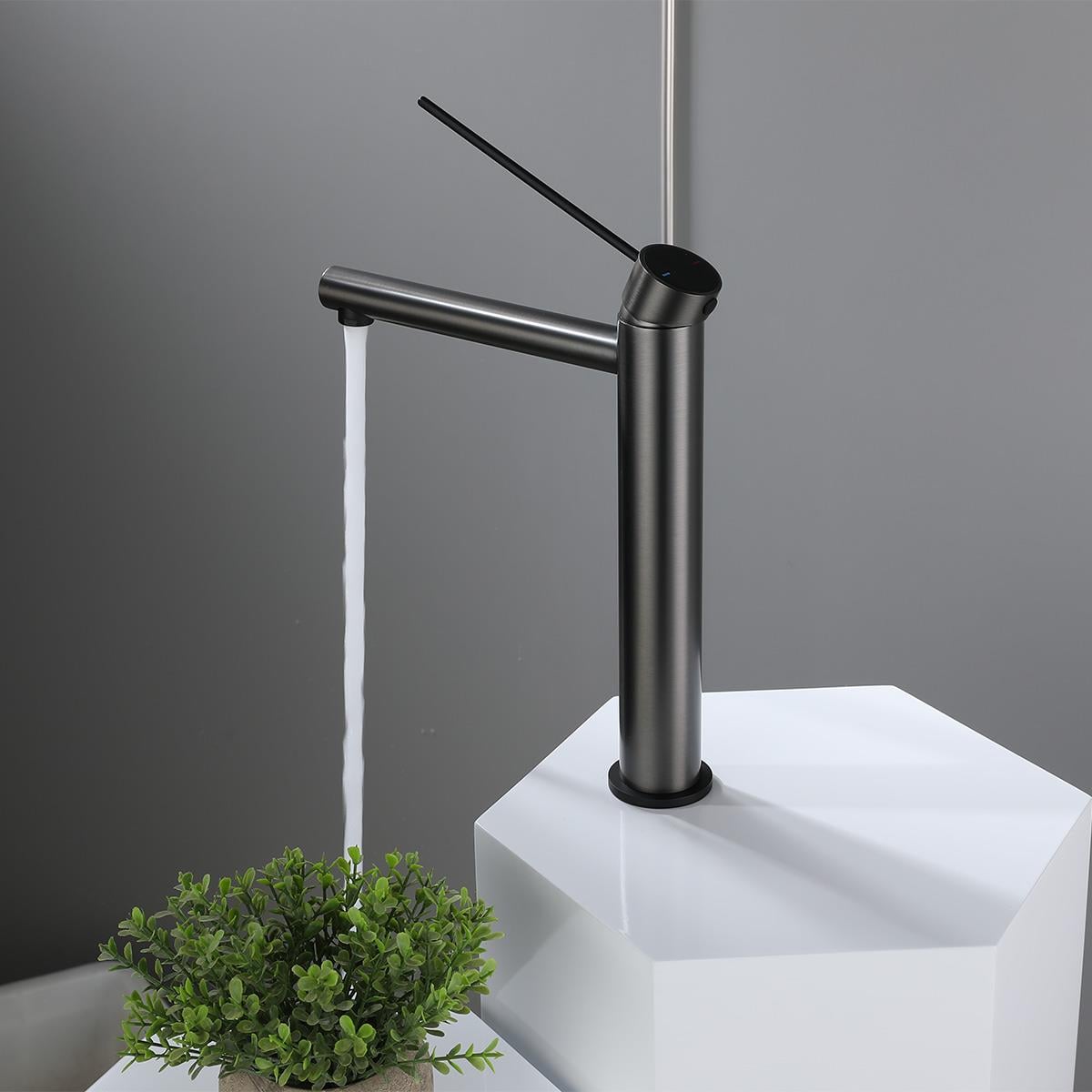 Harper XL Yüksek Lavabo Bataryası Gun Black