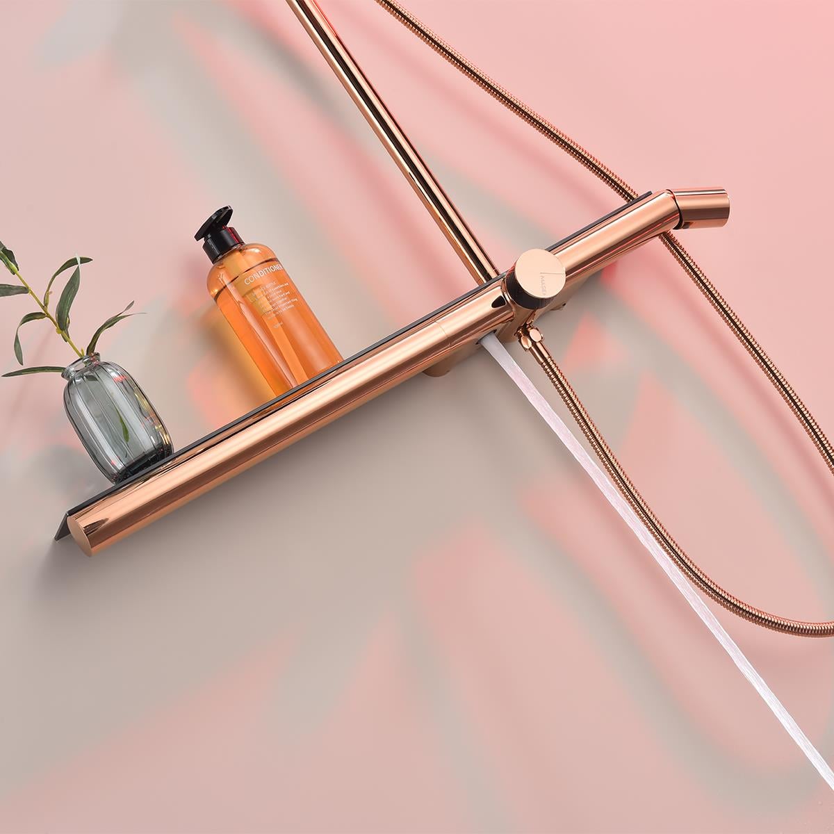 Luxor 3 Fonksiyonlu Duş Seti (Rose Gold)