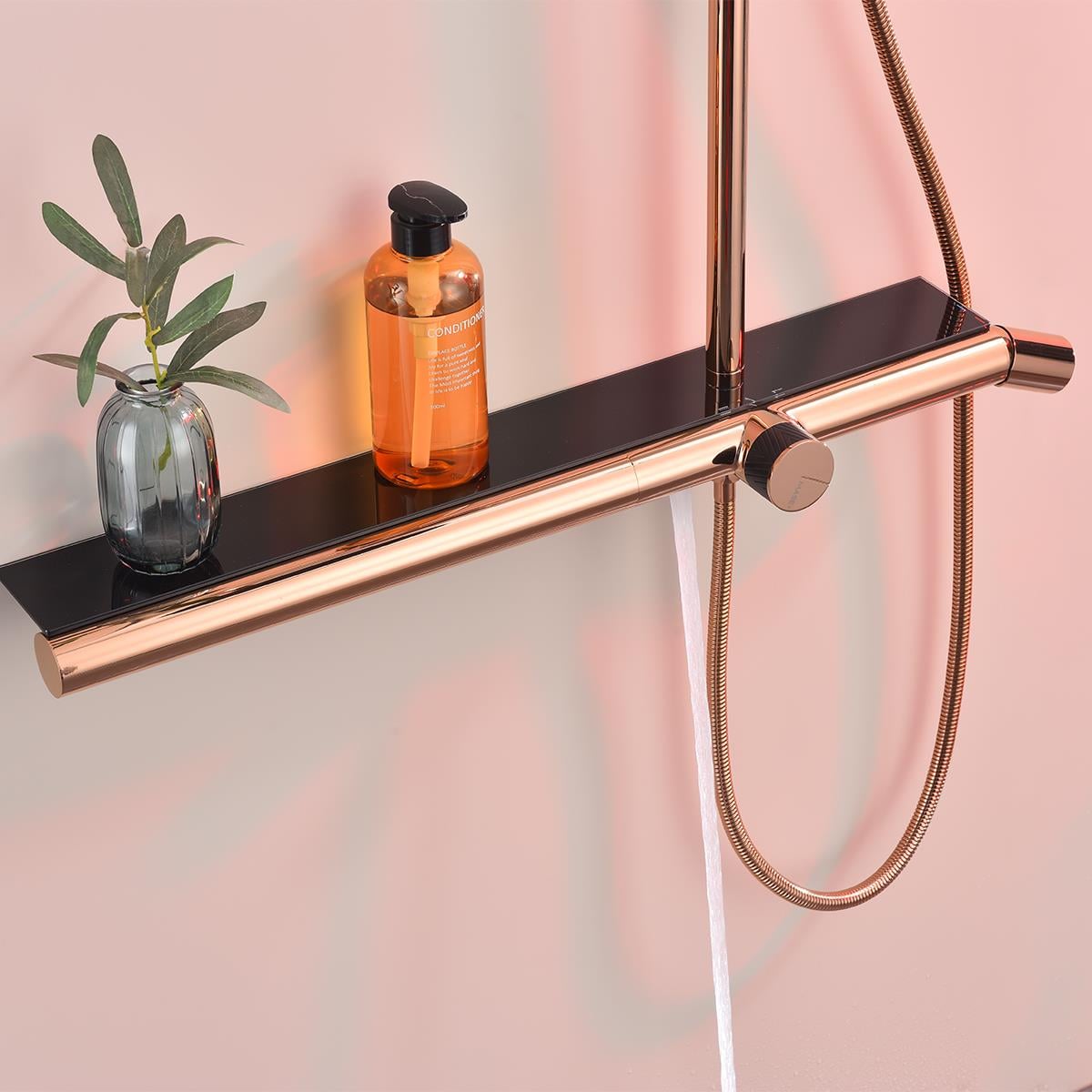 Luxor 3 Fonksiyonlu Duş Seti (Rose Gold)