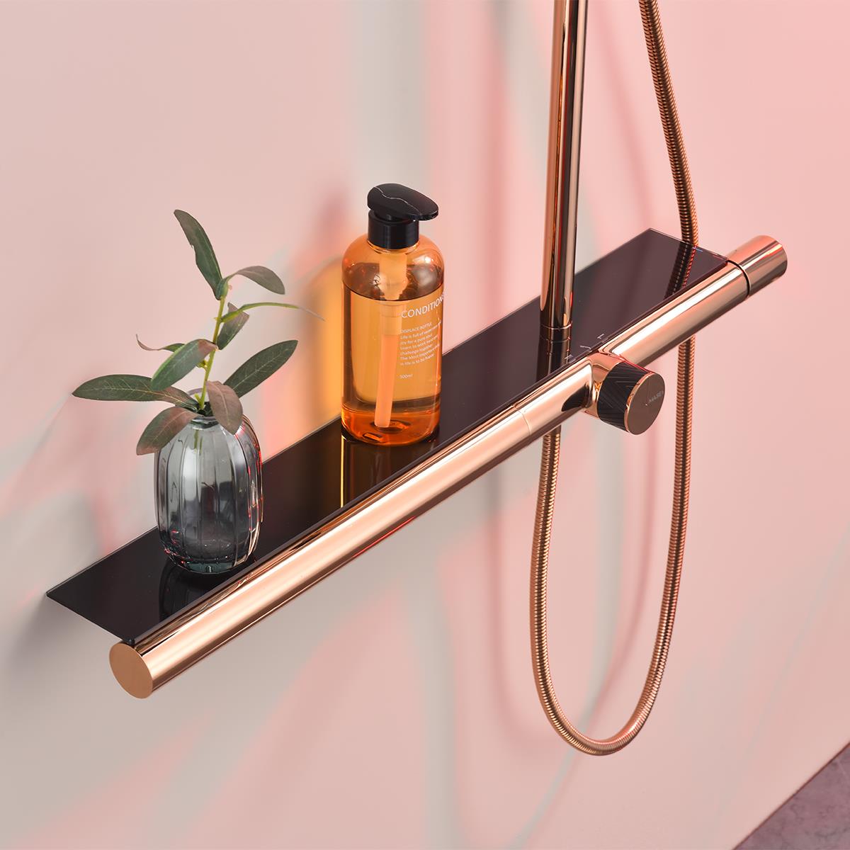 Luxor 3 Fonksiyonlu Duş Seti (Rose Gold)