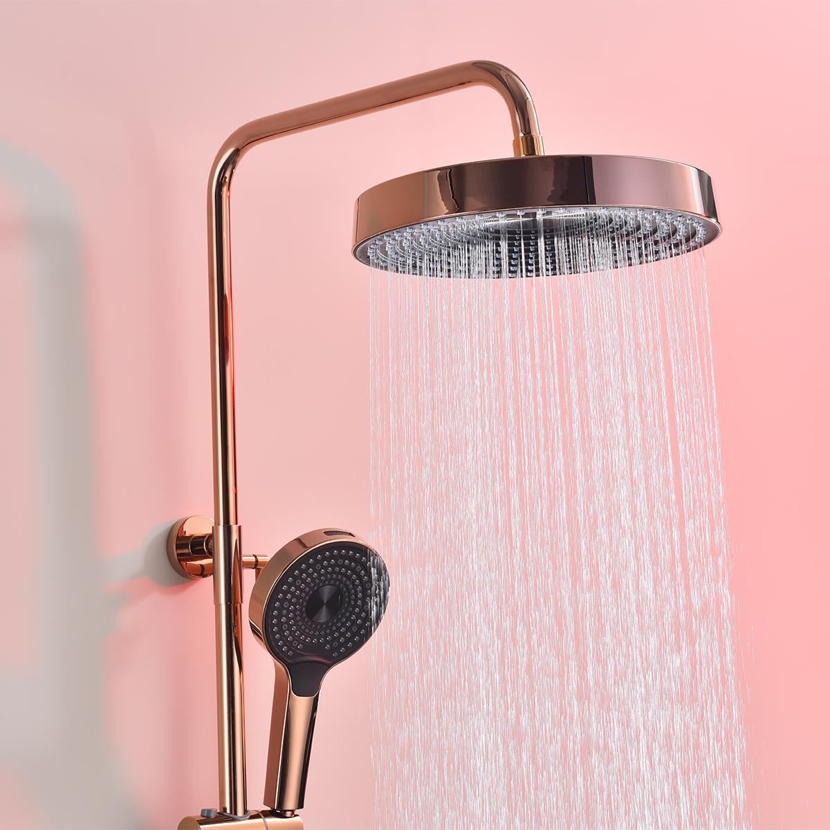 Luxor 3 Fonksiyonlu Duş Seti (Rose Gold)