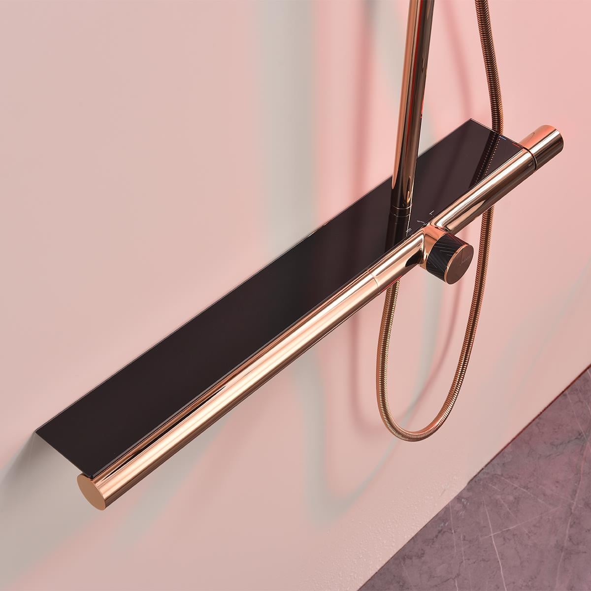 Luxor 3 Fonksiyonlu Duş Seti (Rose Gold)