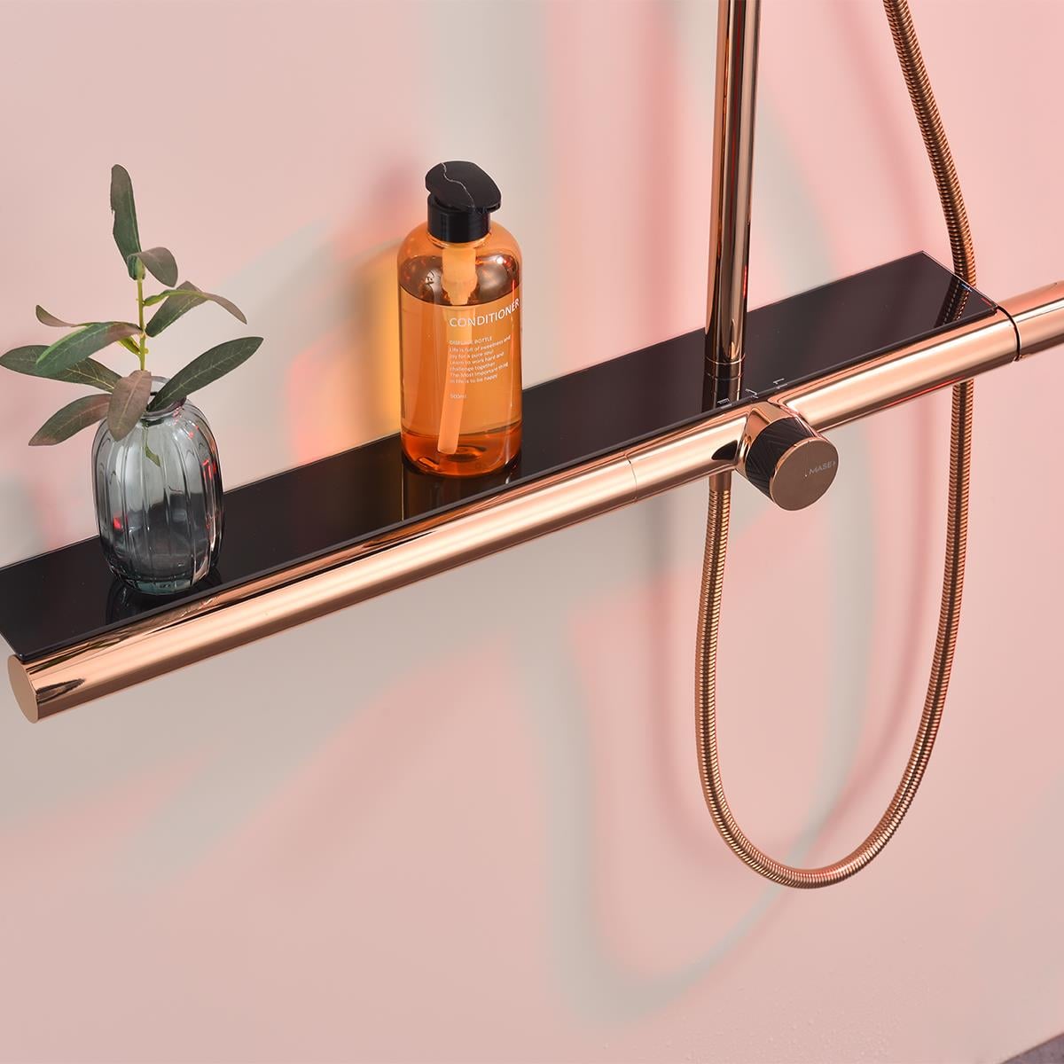 Luxor 3 Fonksiyonlu Duş Seti (Rose Gold)