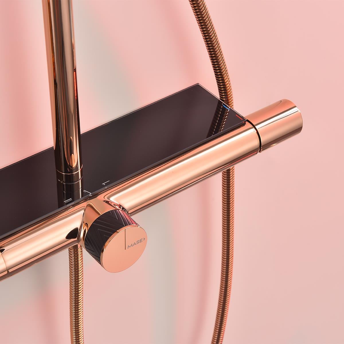 Luxor 3 Fonksiyonlu Duş Seti (Rose Gold)