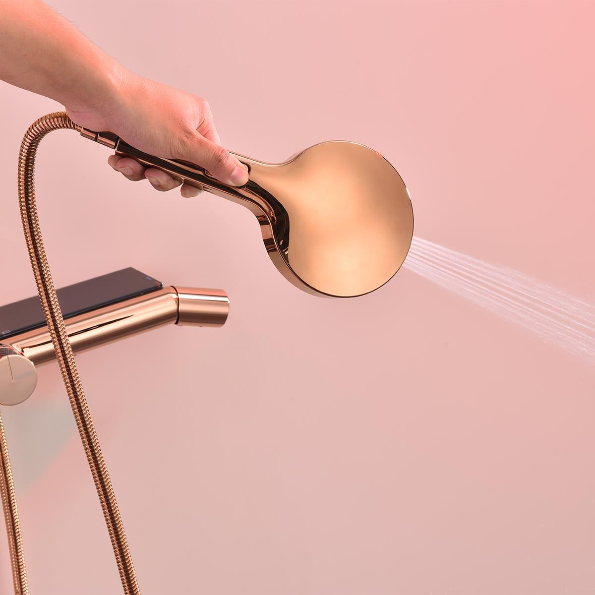 Luxor 3 Fonksiyonlu Duş Seti (Rose Gold)