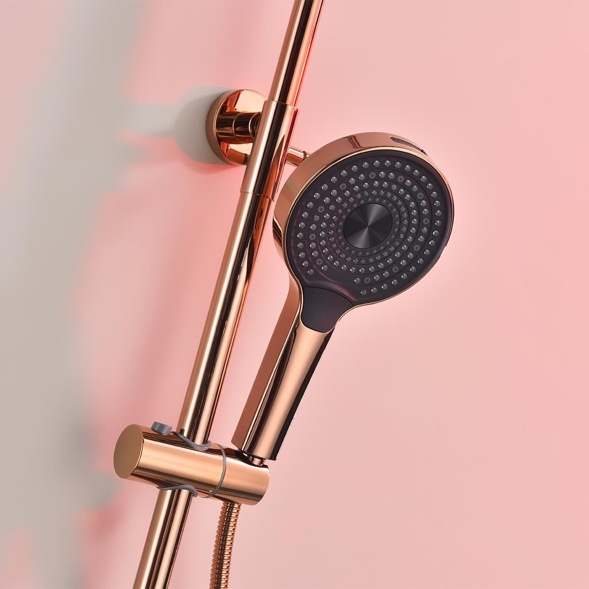 Luxor 3 Fonksiyonlu Duş Seti (Rose Gold)