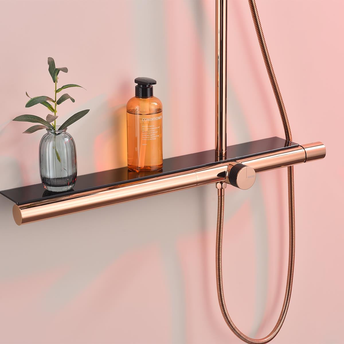 Luxor 3 Fonksiyonlu Duş Seti (Rose Gold)