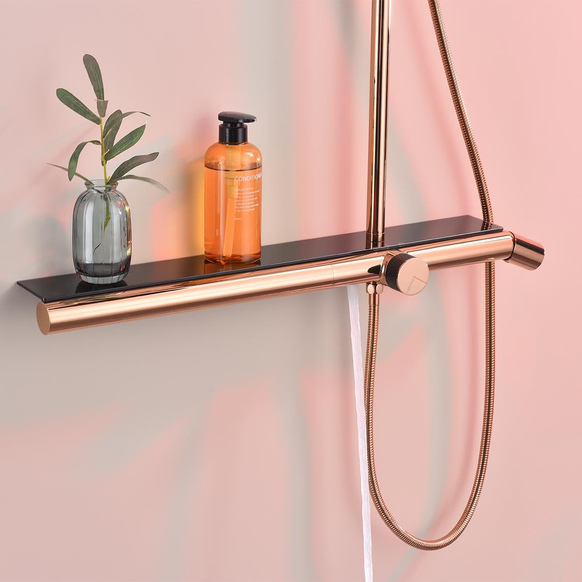Luxor 3 Fonksiyonlu Duş Seti (Rose Gold)