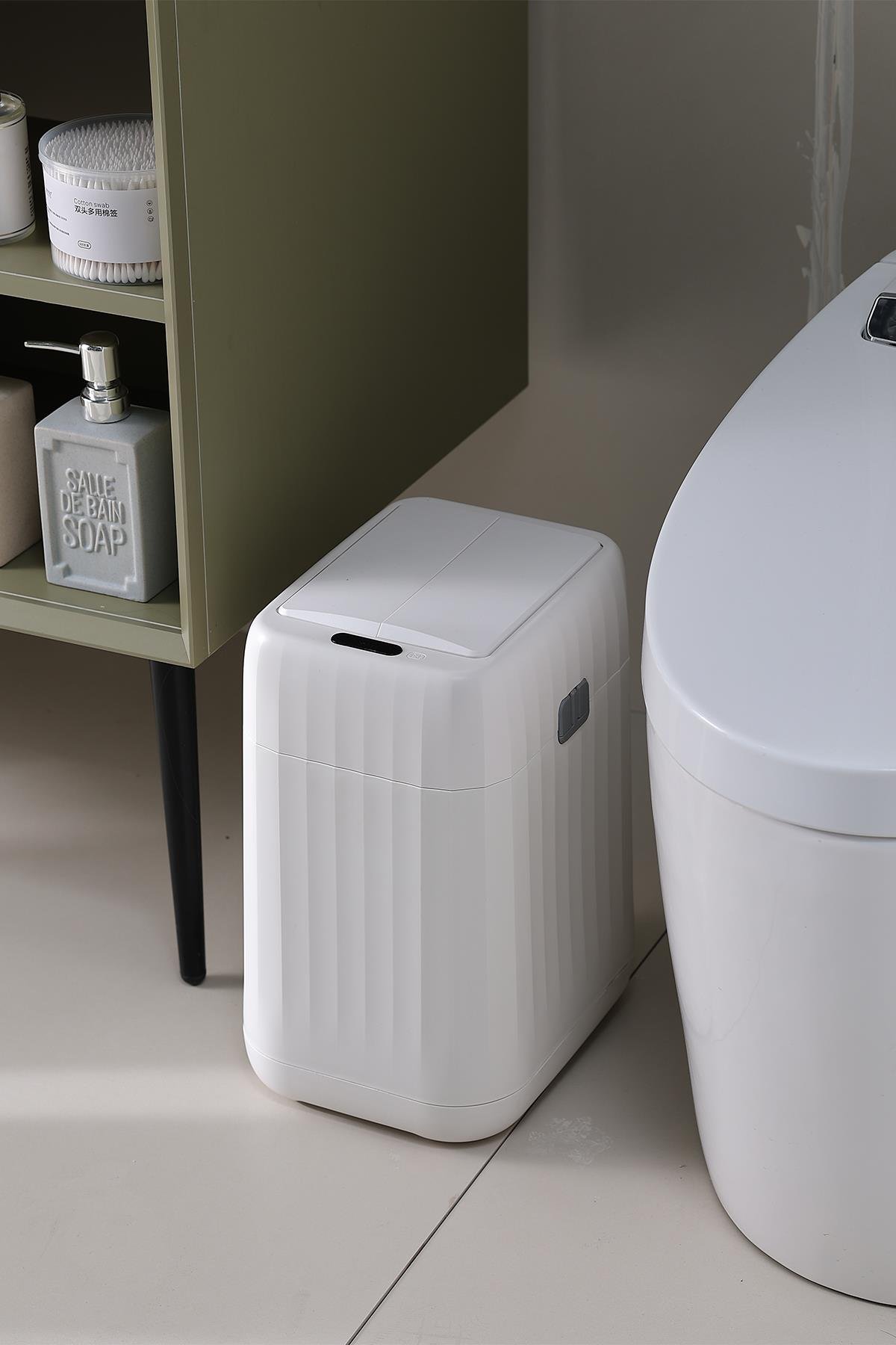 MAS5913W-15L Sensörlü Plastik Çöp Kutusu 15 Litre
