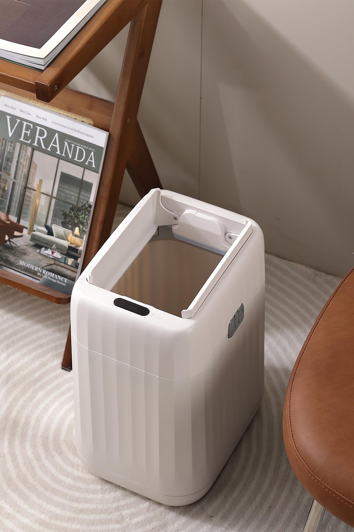MAS5913W-15L Sensörlü Plastik Çöp Kutusu 15 Litre